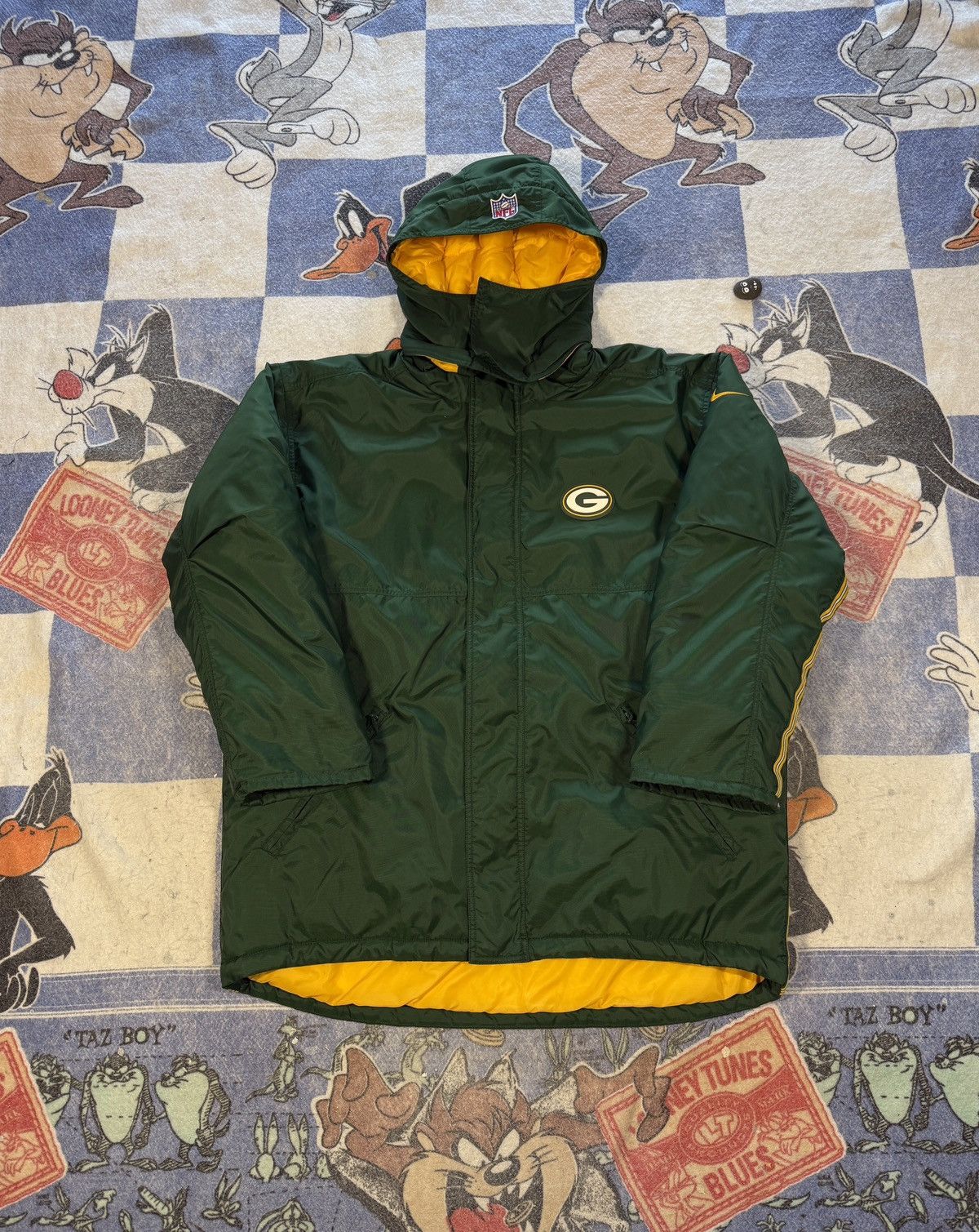 NFL Vintage Green Bay packers Nike parka Size US L / EU 52-54 / 3 - 1 Thumbnail