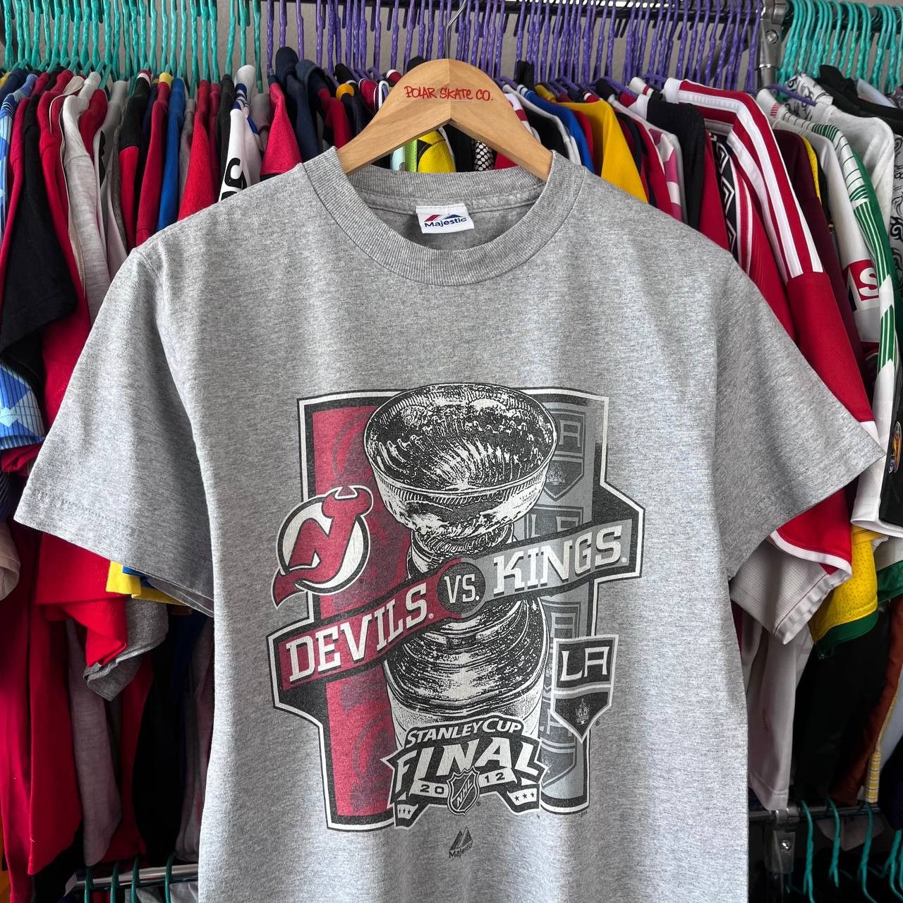 Majestic Majestic NHL Ice Hockey Stanley Cup Final 2012 Tshirt Size S Size US S / EU 44-46 / 1 - 2 Thumbnail
