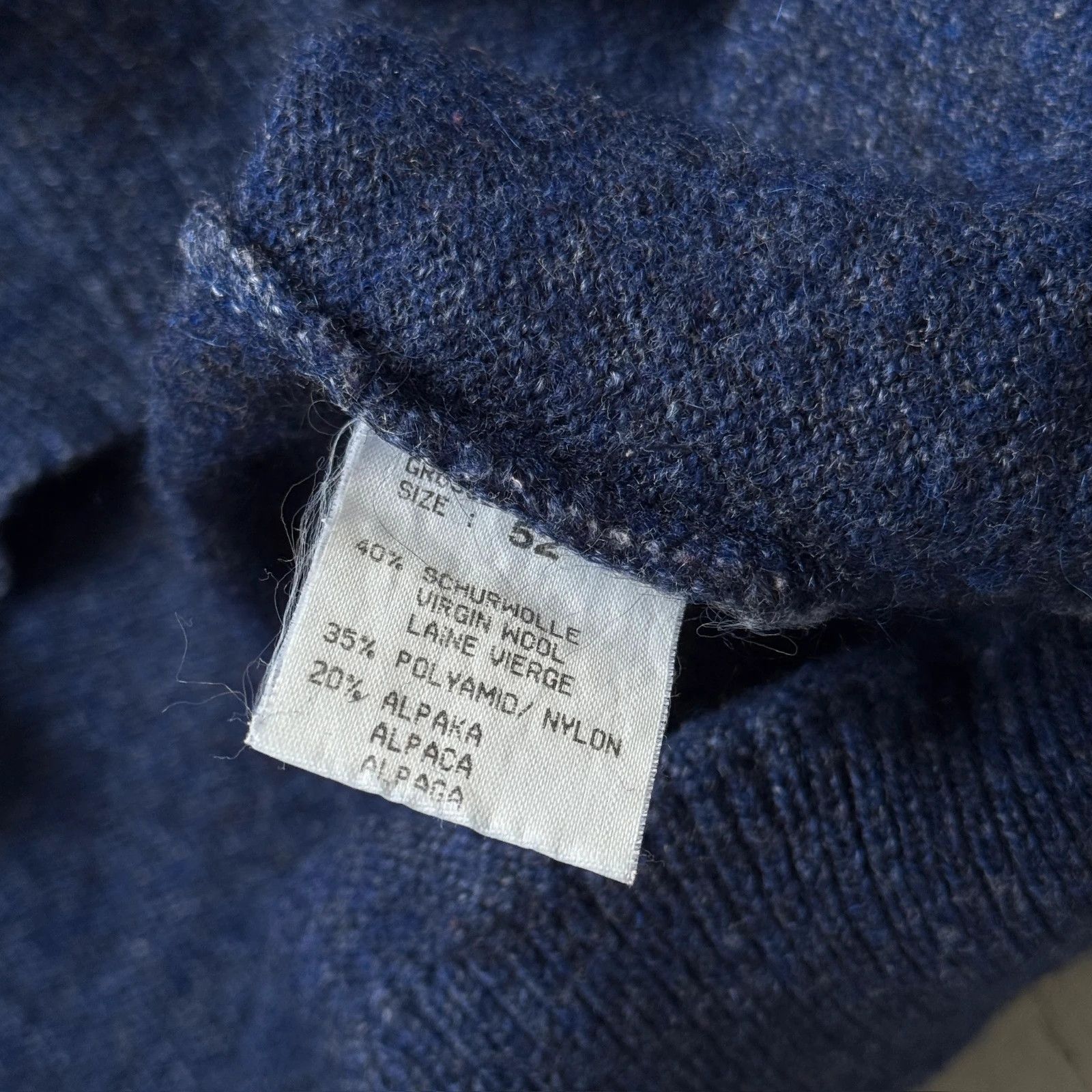 Hugo Boss Vintage Hugo Boss Turtle Neck Wool Blend Sweater Oversized Size US L / EU 52-54 / 3 - 8 Thumbnail