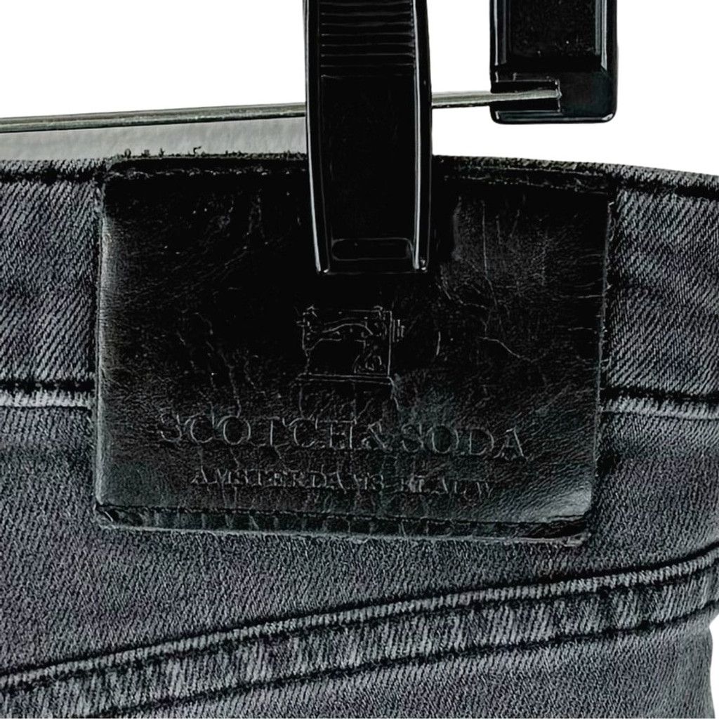 Scotch & Soda SCOTCH & SODA AMSTERDAM Men's Grey Skim Skinny Jeans 31/32 Size US 31 - 9 Thumbnail