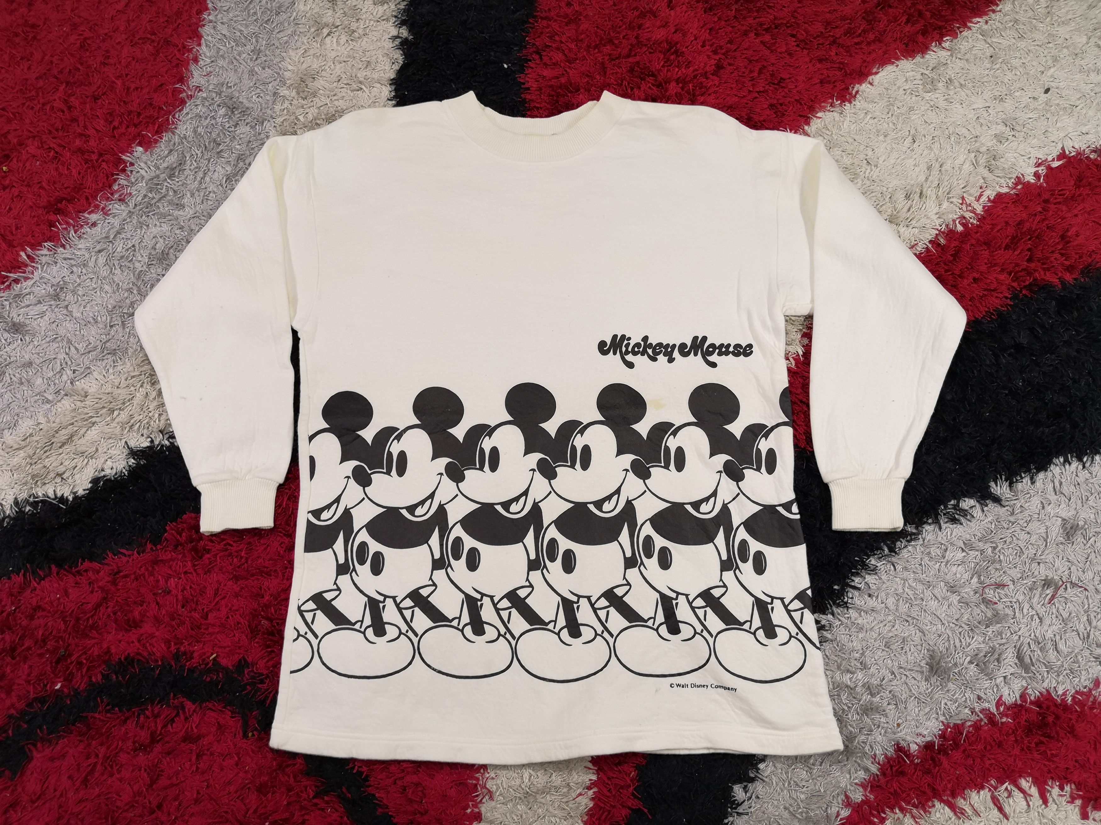 Disney Vintage Mickey Mouse Jumper Pullover Sweatshirt Walt Disney Size US M / EU 48-50 / 2 - 2 Thumbnail
