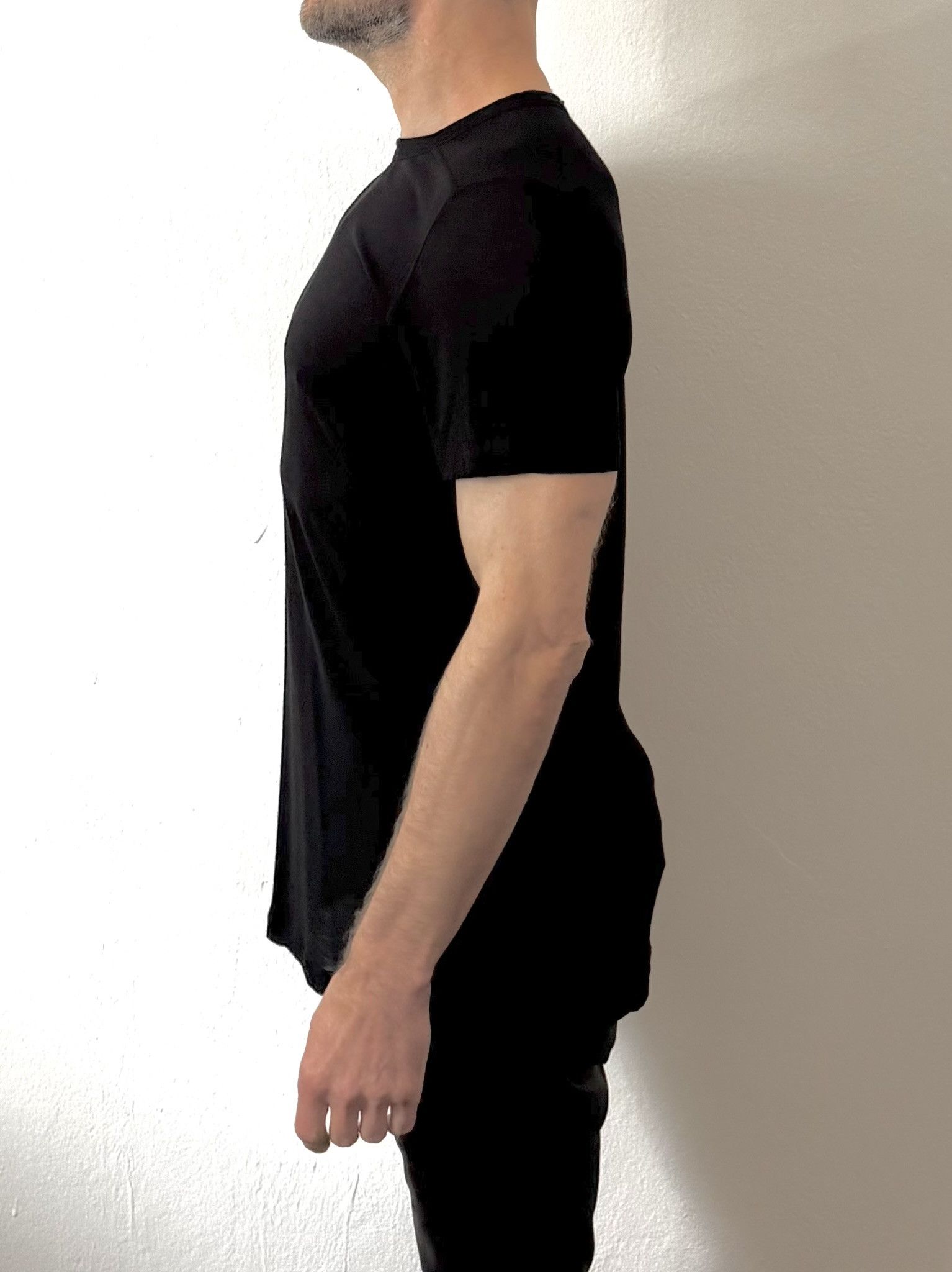 Rick Owens Rick Owens FW21 Black Viscose Silk T-Shirt Size US M / EU 48-50 / 2 - 2 Thumbnail