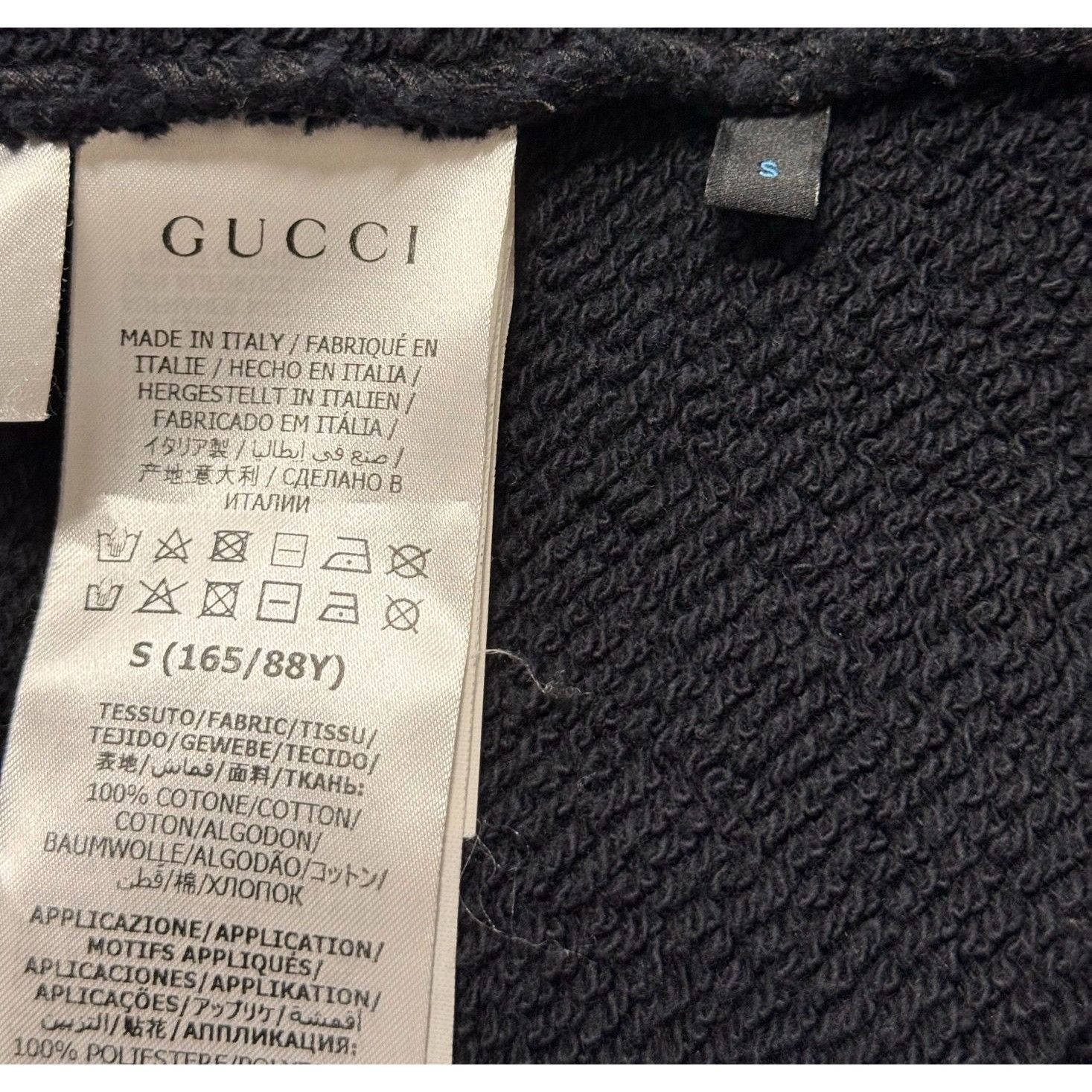 Gucci Gucci X Disney Black Donald Duck Sweatshirt Hoodie S Size S / US 4 / IT 40 - 5 Thumbnail