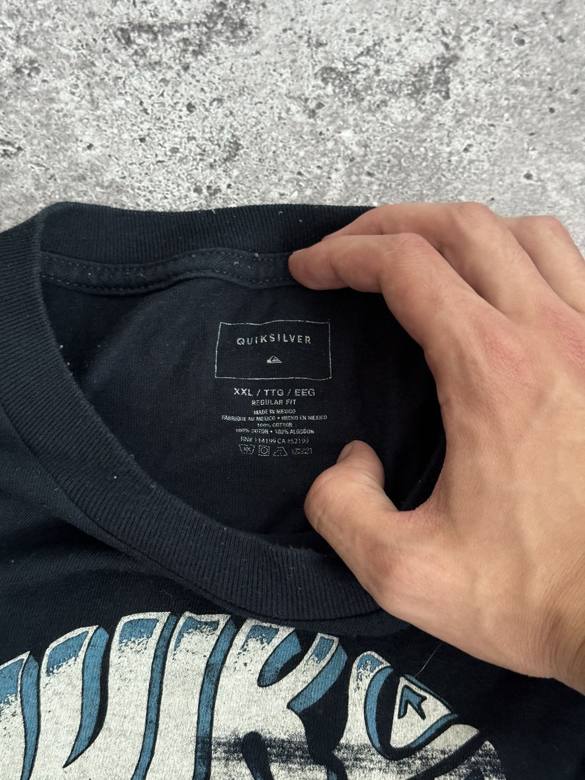 Quiksilver × Vintage Vintage Quiksilver Y2K oversized t-shirt Size US XXL / EU 58 / 5 - 7 Thumbnail