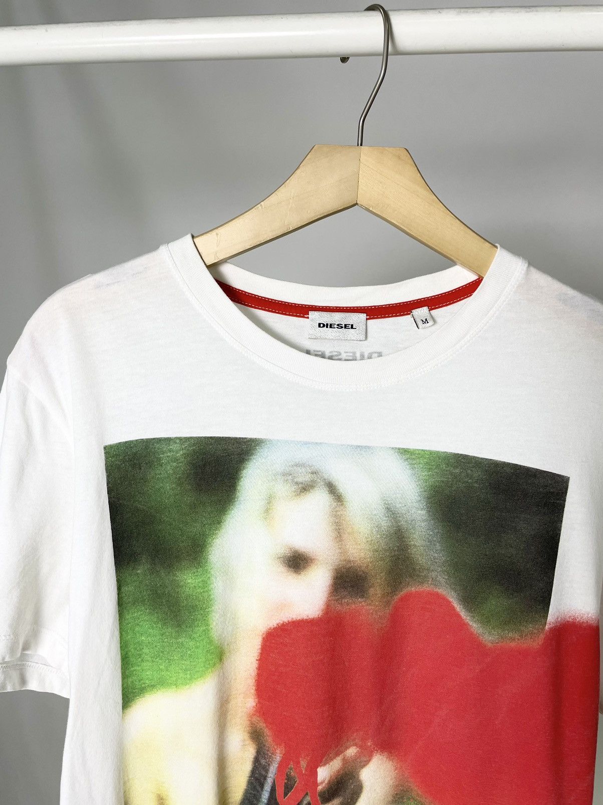 Diesel DIESEL x Sasha Kurmaz Art naked girl sprays graffiti tee Size US M / EU 48-50 / 2 - 4 Thumbnail
