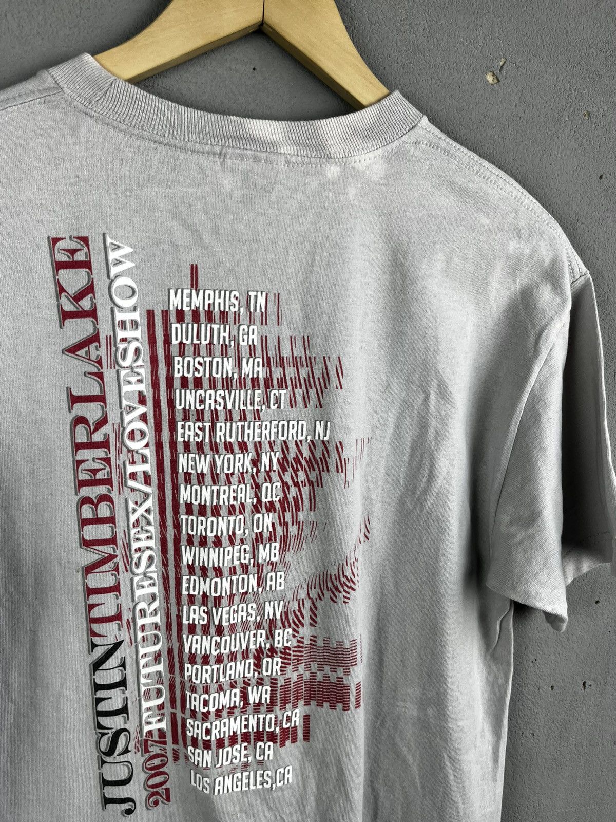 Vintage Justin Timberlake FutureSex/LoveShow Tour T Shirt New Sz M Size US M / EU 48-50 / 2 - 8 Thumbnail