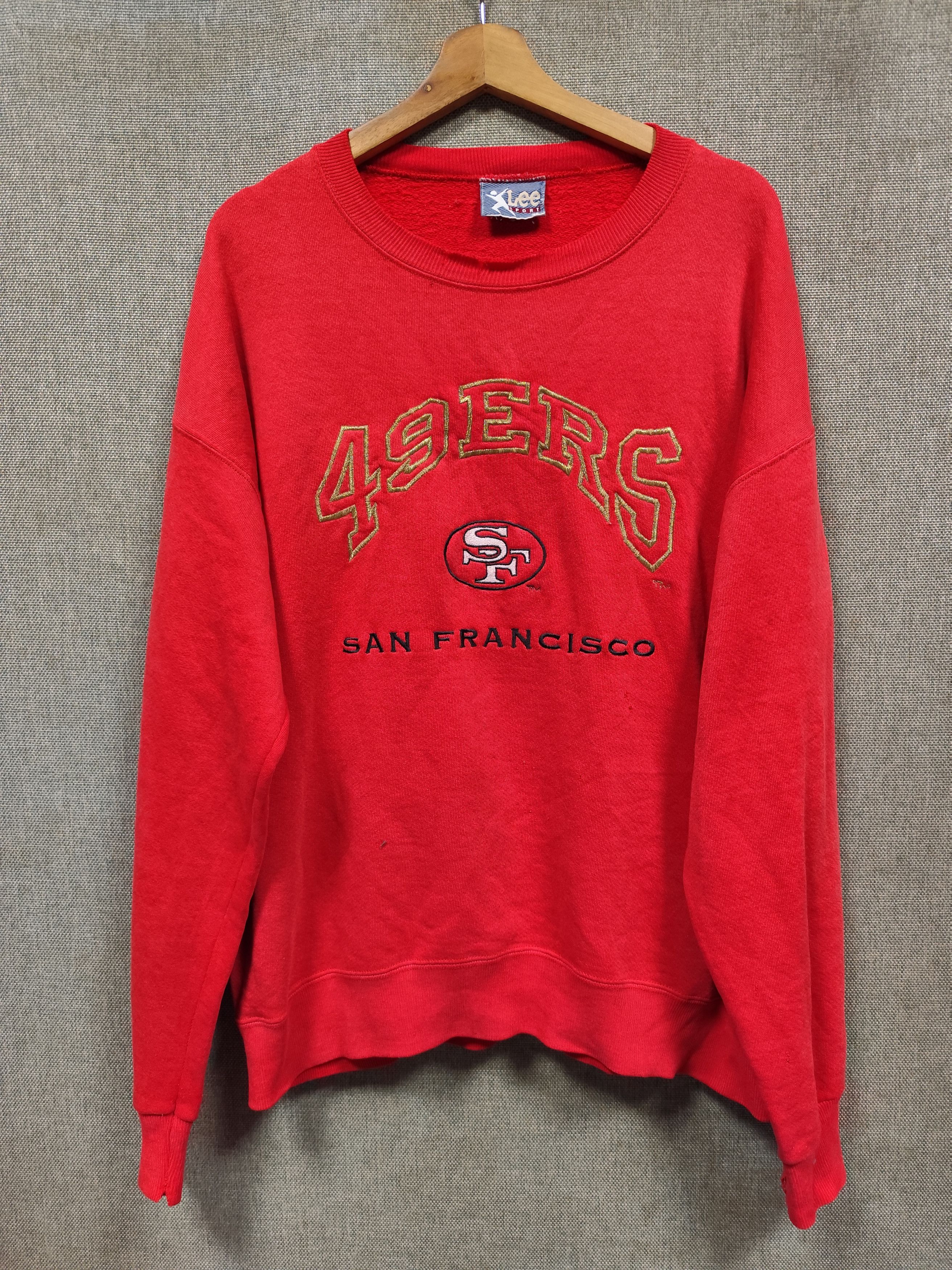 Lee × NFL vintage 90s sweatshirt san francisco 49ers made in usa Size US XL / EU 56 / 4 - 1 Thumbnail
