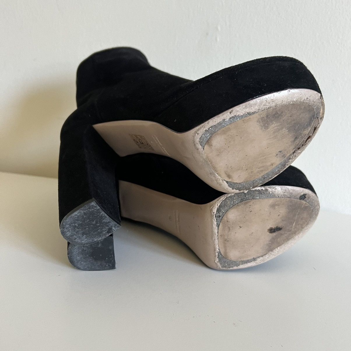 Miu Miu Miu Miu black suede platform boots size 40 Size US 10 / IT 40 - 4 Thumbnail