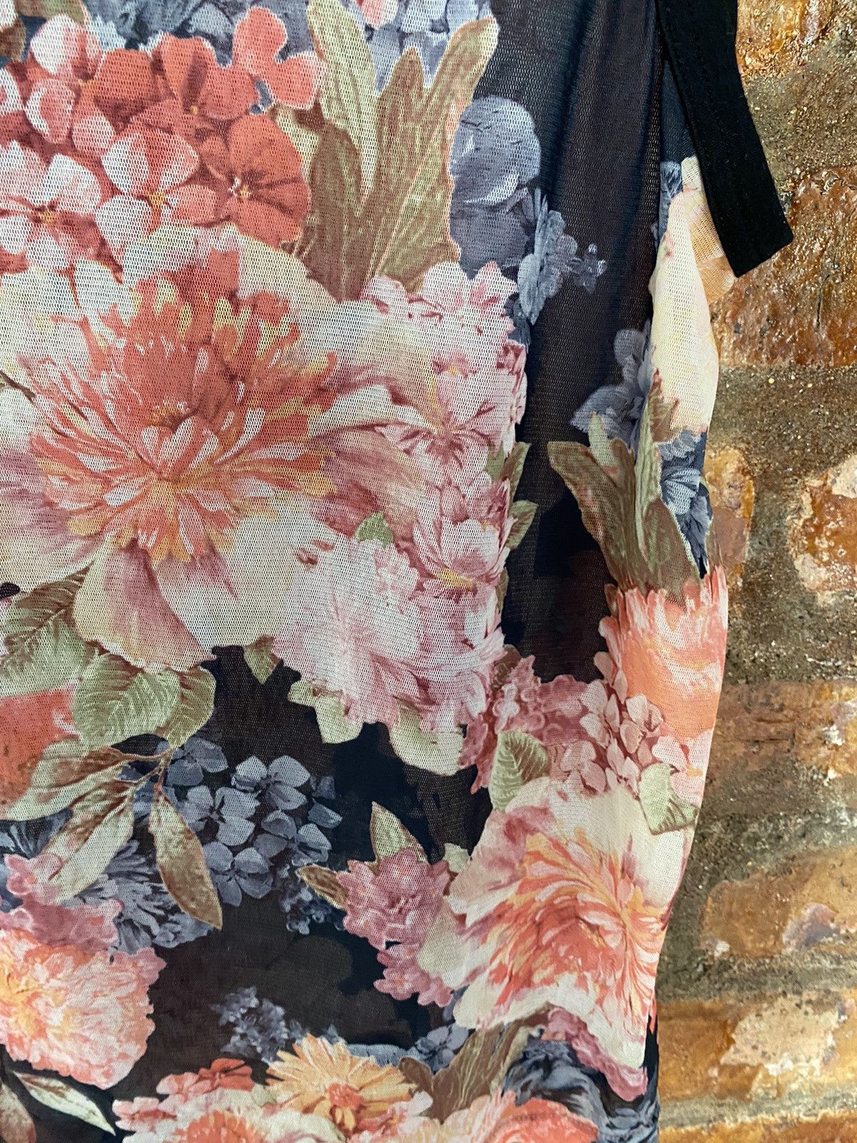 Tornado Mart Vtg Tornado Mart Mesh floral tank Size S / US 4 / IT 40 - 6 Thumbnail