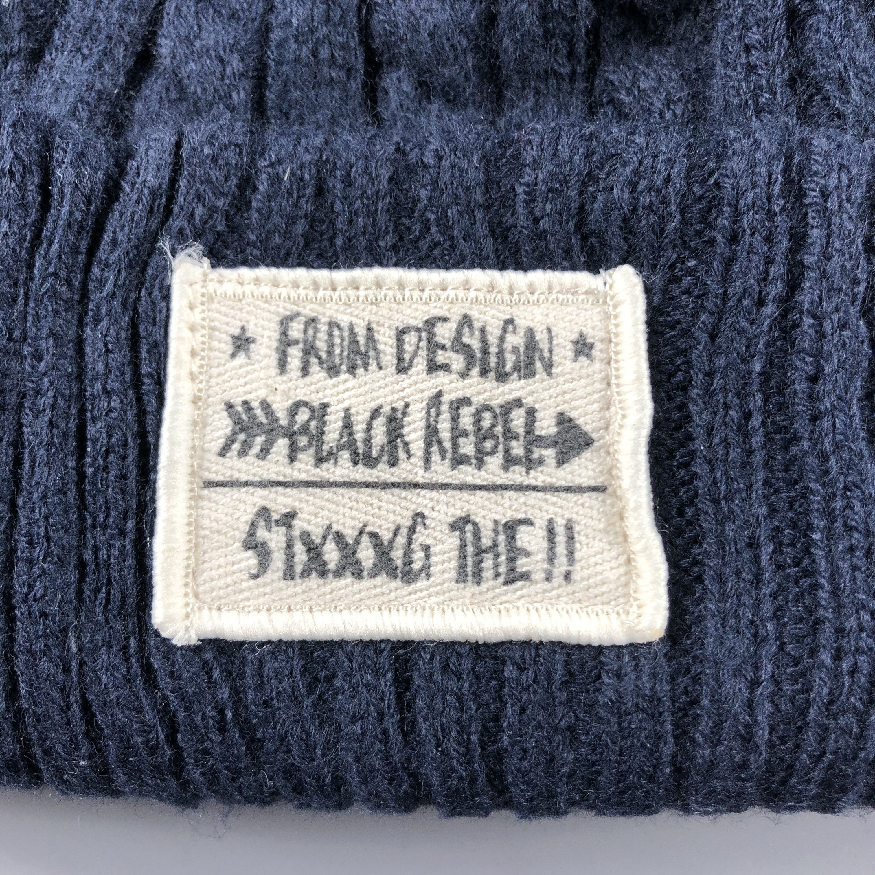 Vintage Queen Head Knit Beanie Snow Hat Snow Cap -D350 Size ONE SIZE - 5 Thumbnail