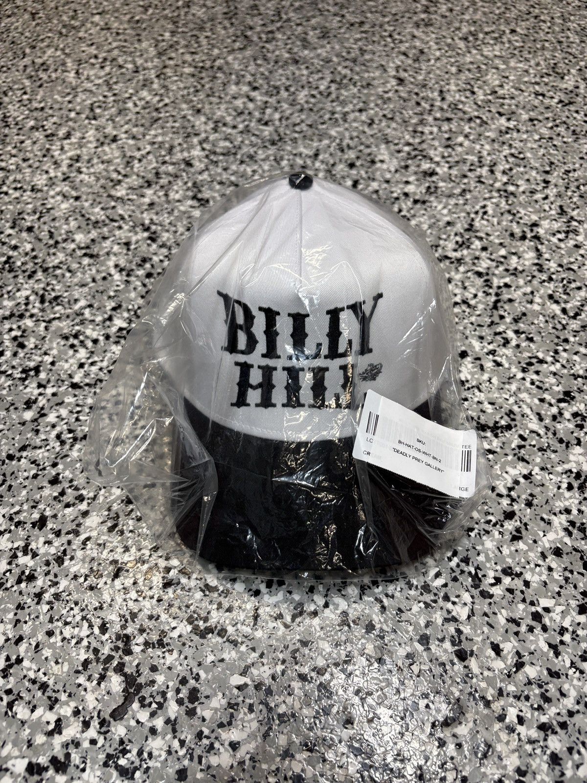 Billy Hill 2021 Billy Hill X Deadly Prey Gallery White Trucker Hat OSFM Size ONE SIZE - 3 Thumbnail