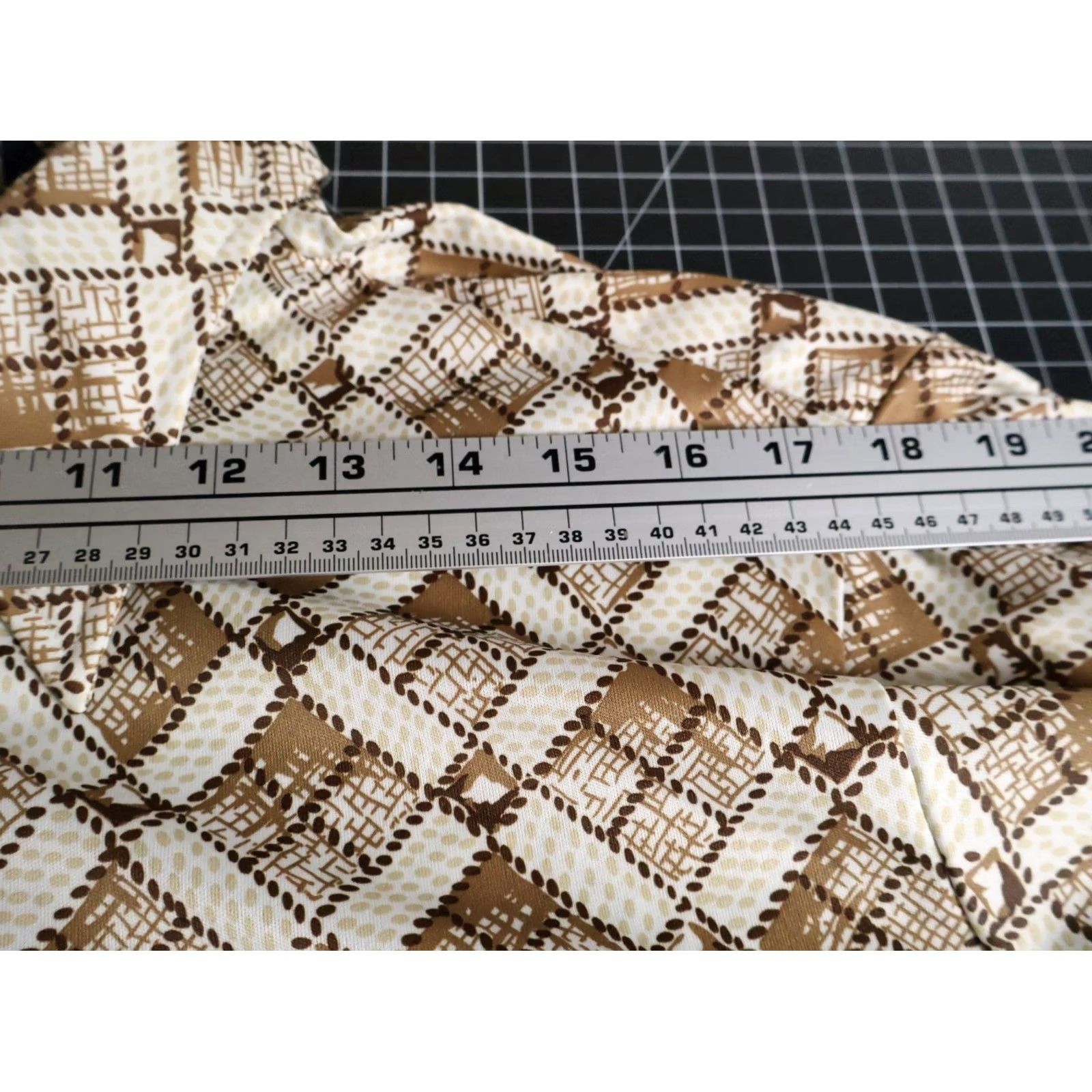 Etro VINTAGE Donegal Shirt Mens XL Button-Up Geometric 70s Brown Size US L / EU 52-54 / 3 - 6 Thumbnail