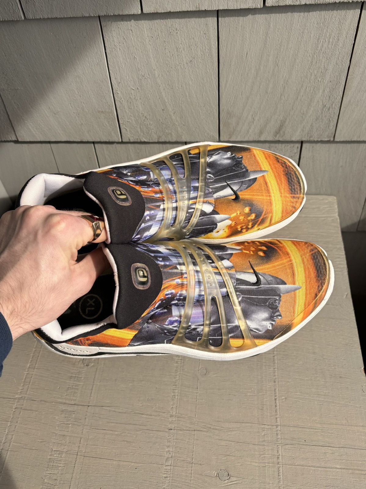 Nike × Vintage 2001 Nike Presto Air Trainer Escape 2000s Vintage Presto WTF Size US 11 / EU 44 - 9 Thumbnail