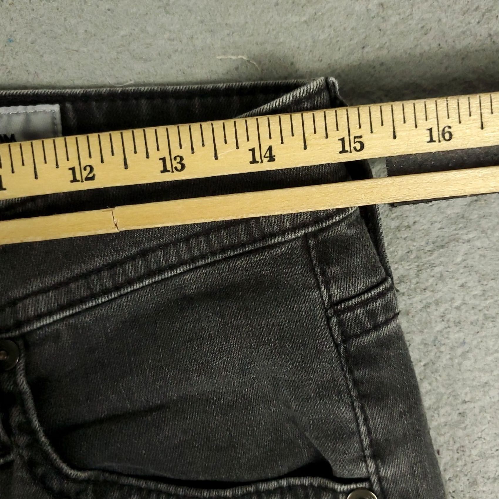 Vintage AG Adriano Goldschmied Jeans Mens 30x34 Gray The Stockton Skinny Size US 30 / EU 46 - 3 Thumbnail