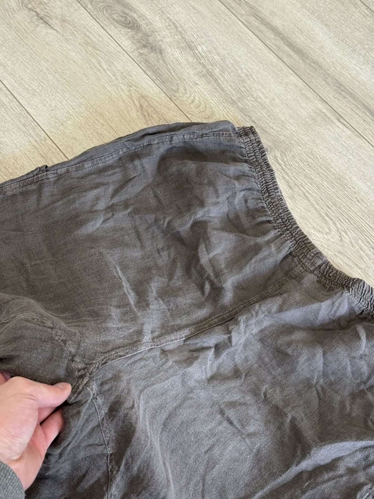 Other La Bottega Di Brunella Italy Beige Linen Cropped Pants With Size 32" / US 10 / IT 46 - 14 Thumbnail