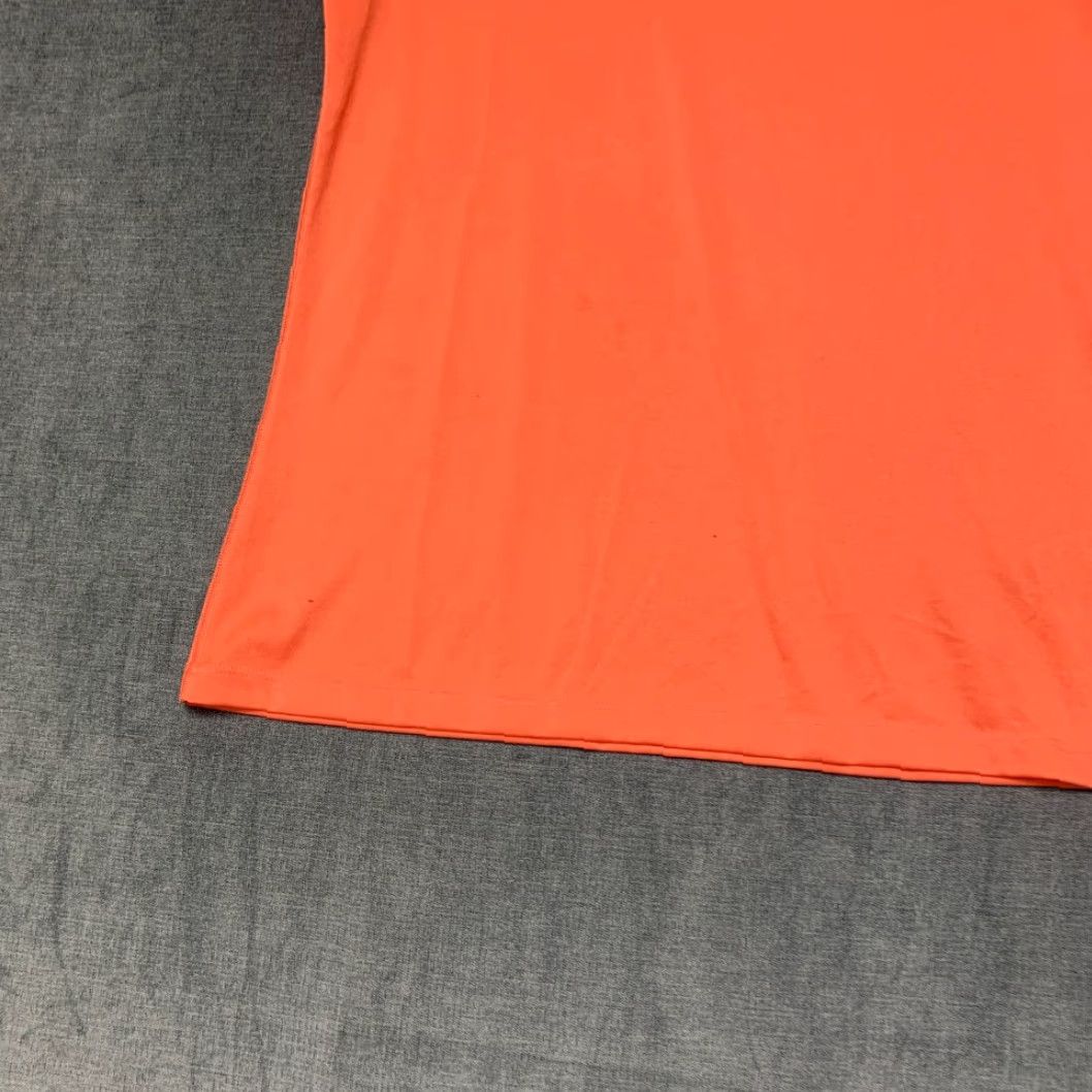 Nike Nike Dri-Fit T-Shirt Womens L Orange V-Neck Swoosh Logo Streetwear Regular Fit Size L / US 10 / IT 46 - 3 Thumbnail