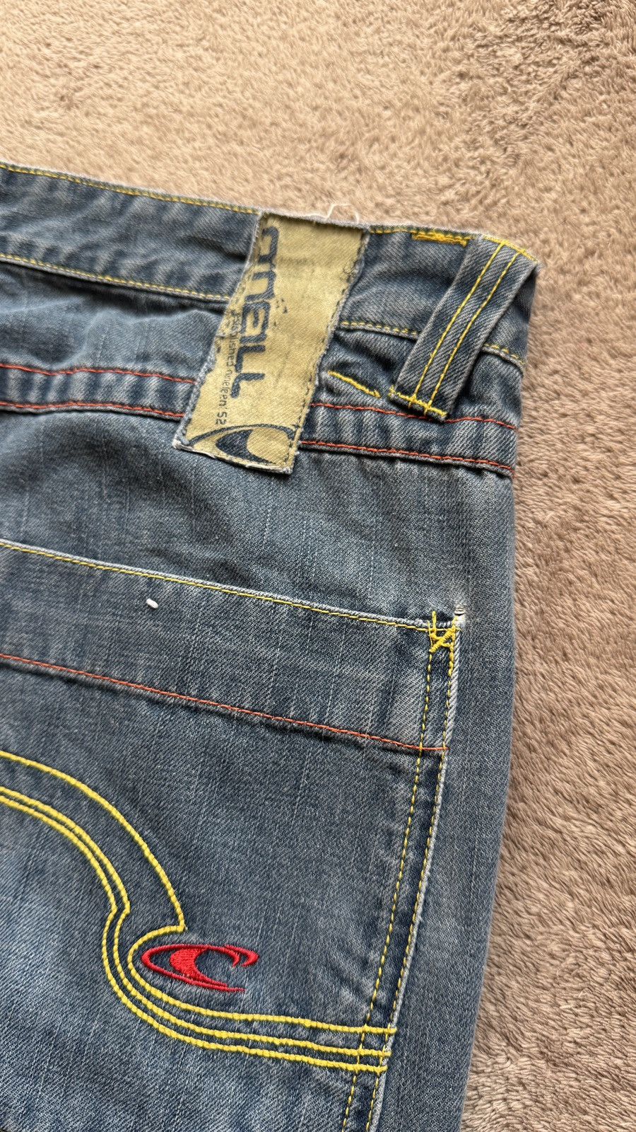 If Six Was Nine O’Neill Reversible distressed Mudwash Jean Y2K lgb jnco vibe Size US 32 / EU 48 - 10 Thumbnail