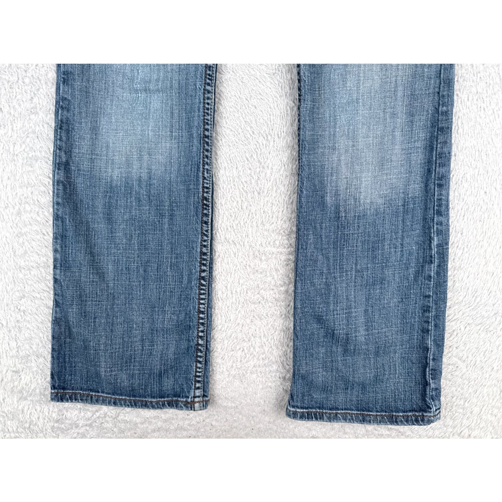 Vintage Cruel Girl Jeans Juniors 9 Blue Denim Bootcut Embroidered 32x30 Womens Size 30" / US 8 / IT 44 - 2 Thumbnail