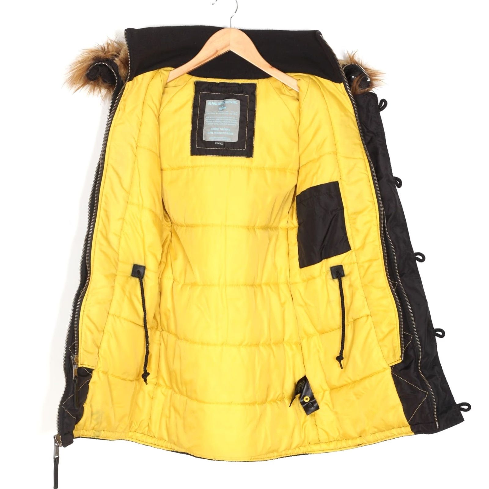 Alpha Industries VINTAGE ALPHA INDUSTRIES PPS N-3B Fur Hooded Winter Parka Jacket Women XS MJ5473 Size XS / US 0-2 / IT 36-38 - 5 Thumbnail