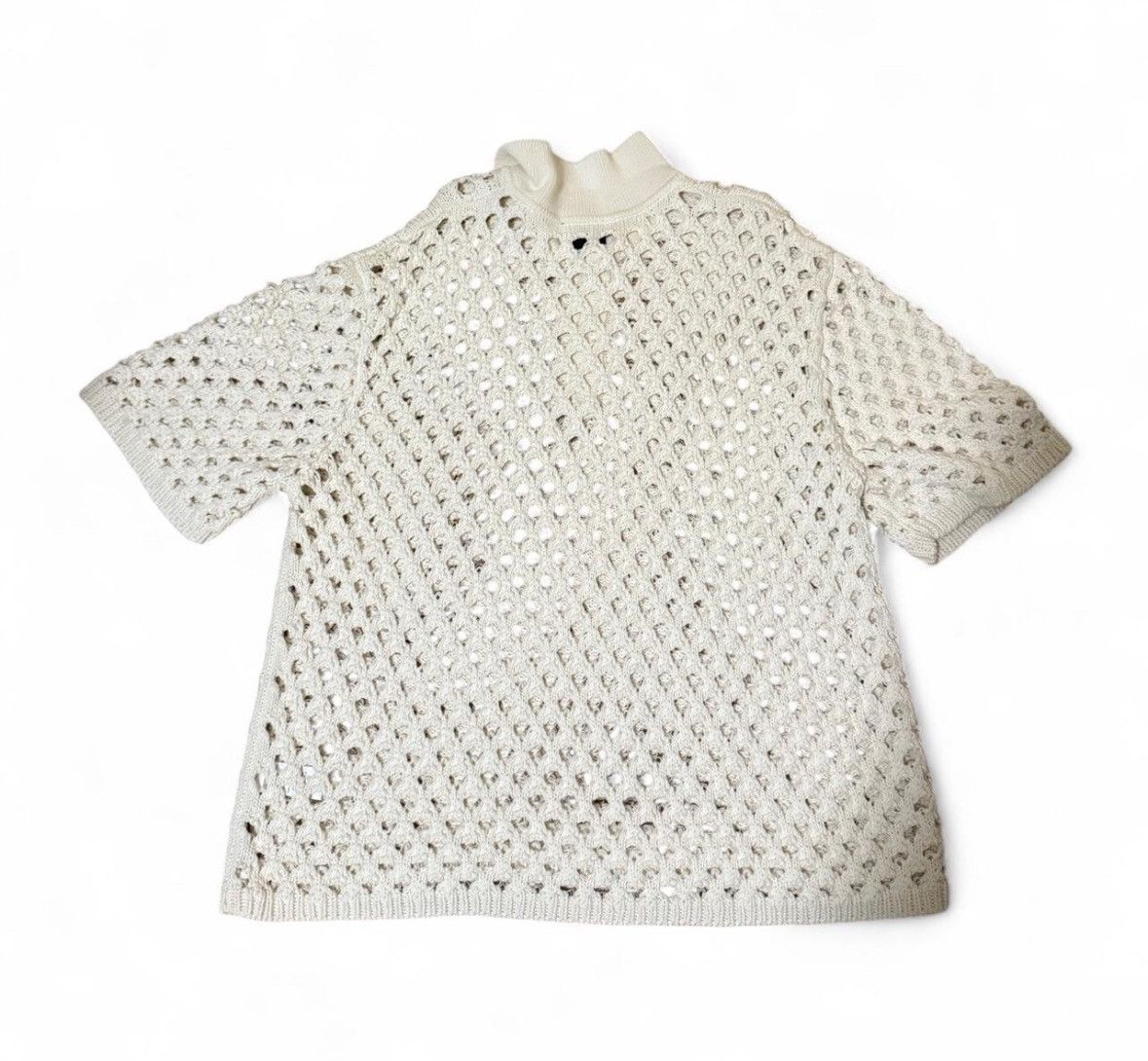 Stussy Stussy Big Mesh Crochet Polo Size US L / EU 52-54 / 3 - 3 Thumbnail