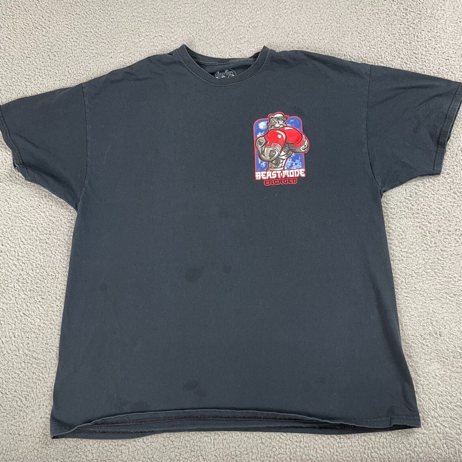 Other Popeye Beast Mode Engaged Contrast Comics Crew T-Shirt Size US XXL / EU 58 / 5 - 2 Thumbnail