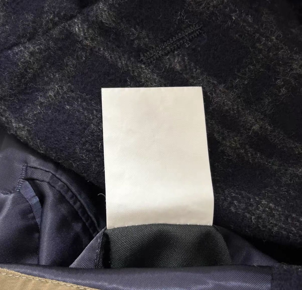 Yohji Yamamoto Yohji Yamamoto 90s Navy Vintage Plaid Blazer K4 Size US S / EU 44-46 / 1 - 7 Thumbnail