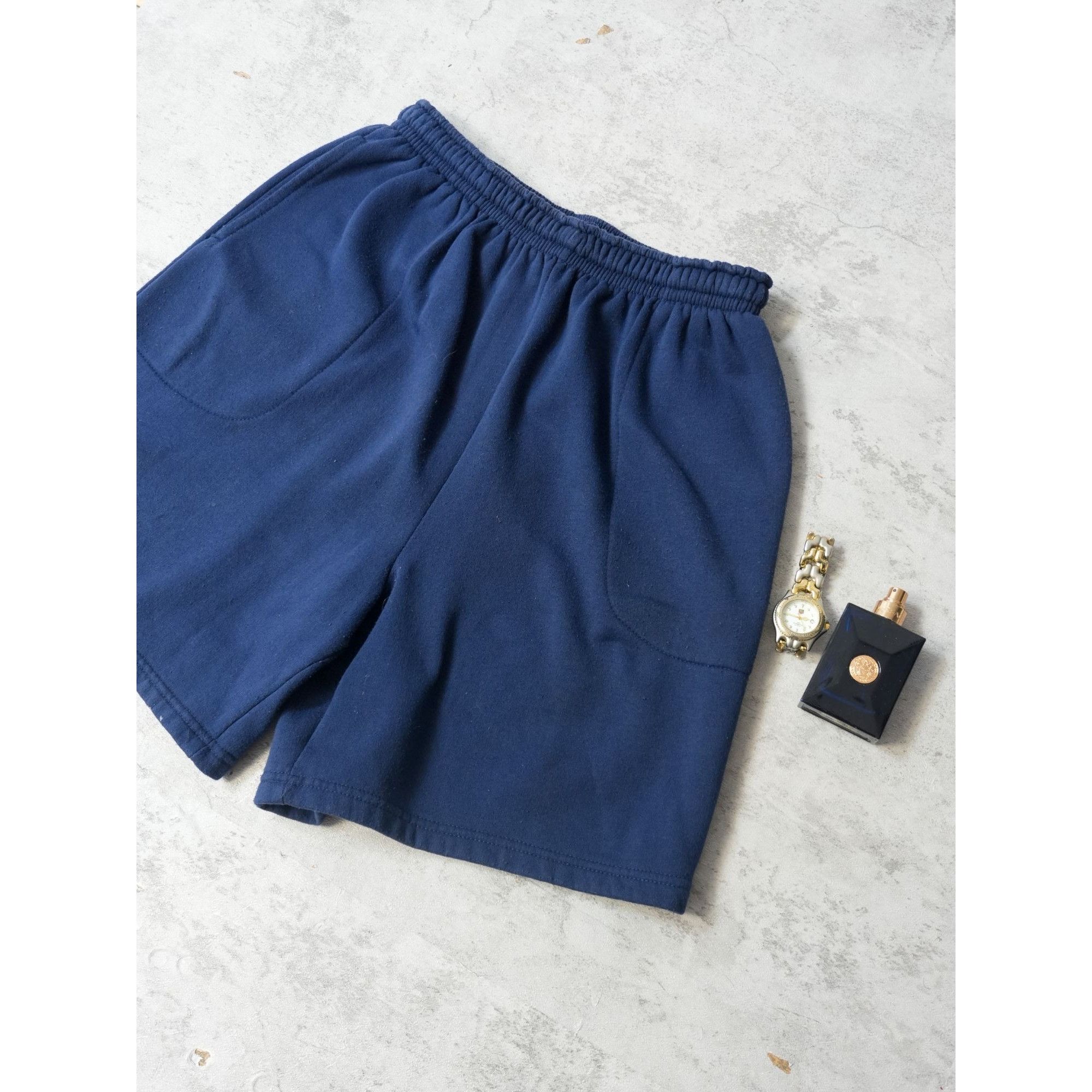 Other Vintage 90s Navy Shorts Size US 36 / EU 52 - 2 Thumbnail