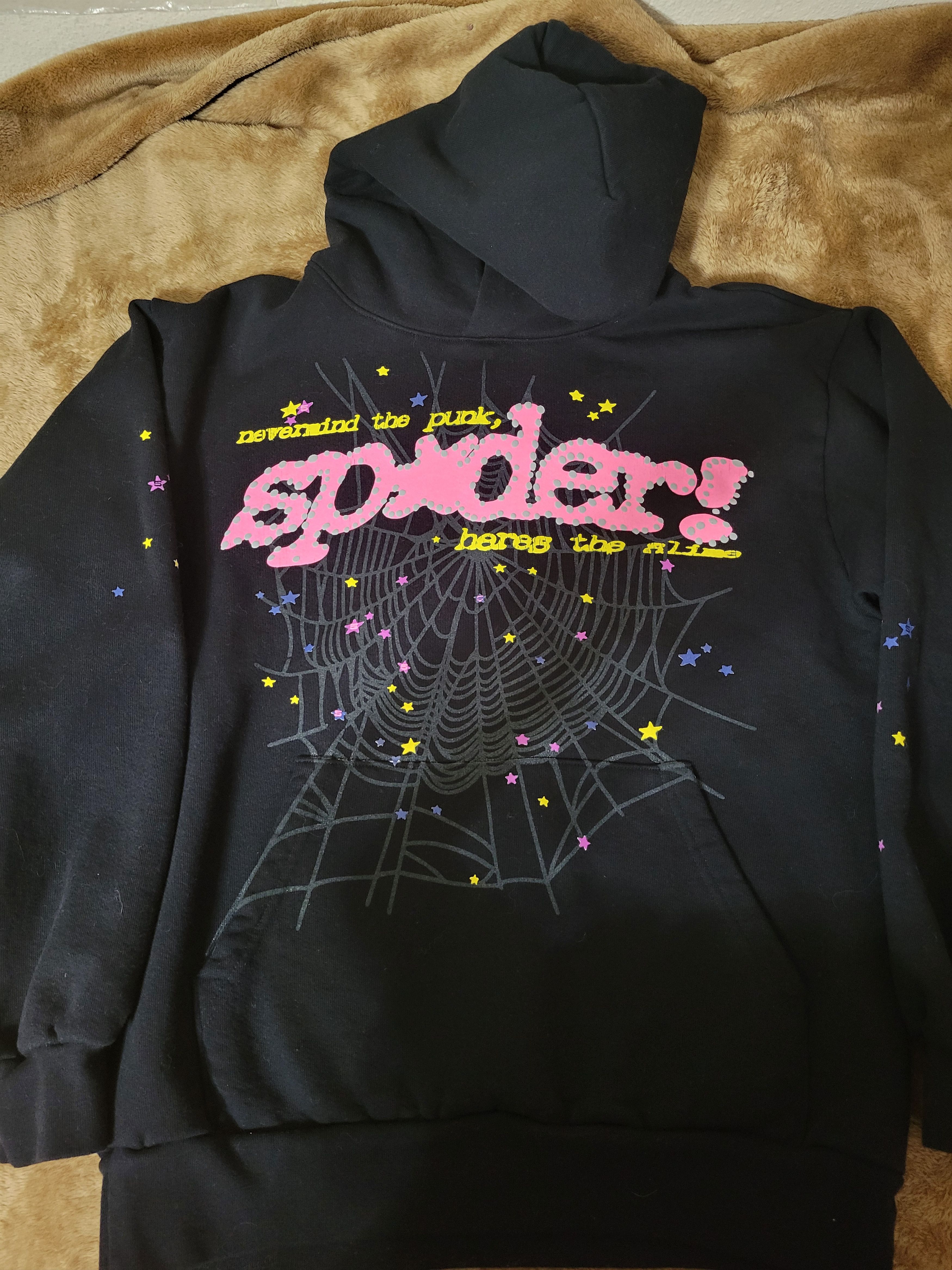 Sp5der Sp5der Jeffery Hoodie 'Black' Size M | Grailed