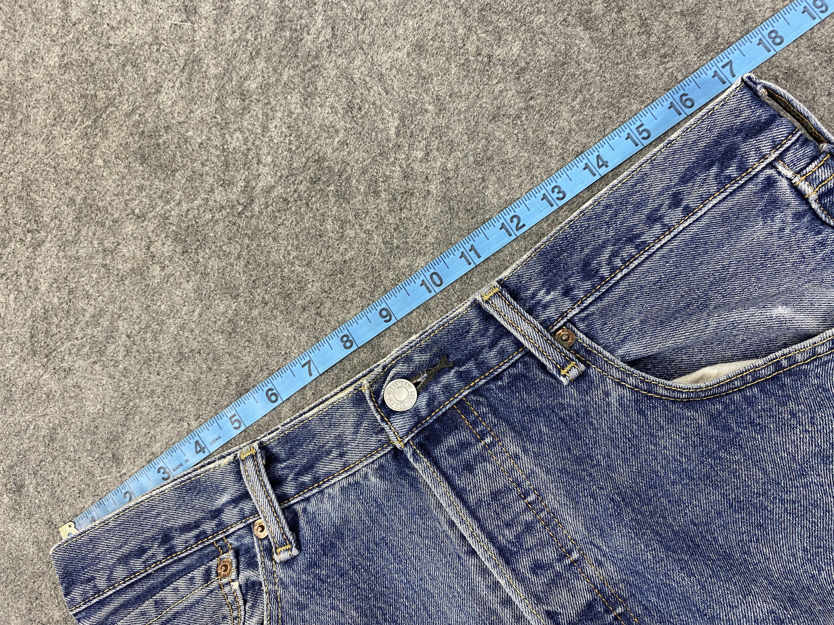 Levi's Distressed Blue Vintage Levi's 501 34x32 Denim -JN2393 Size US 34 / EU 50 - 4 Thumbnail
