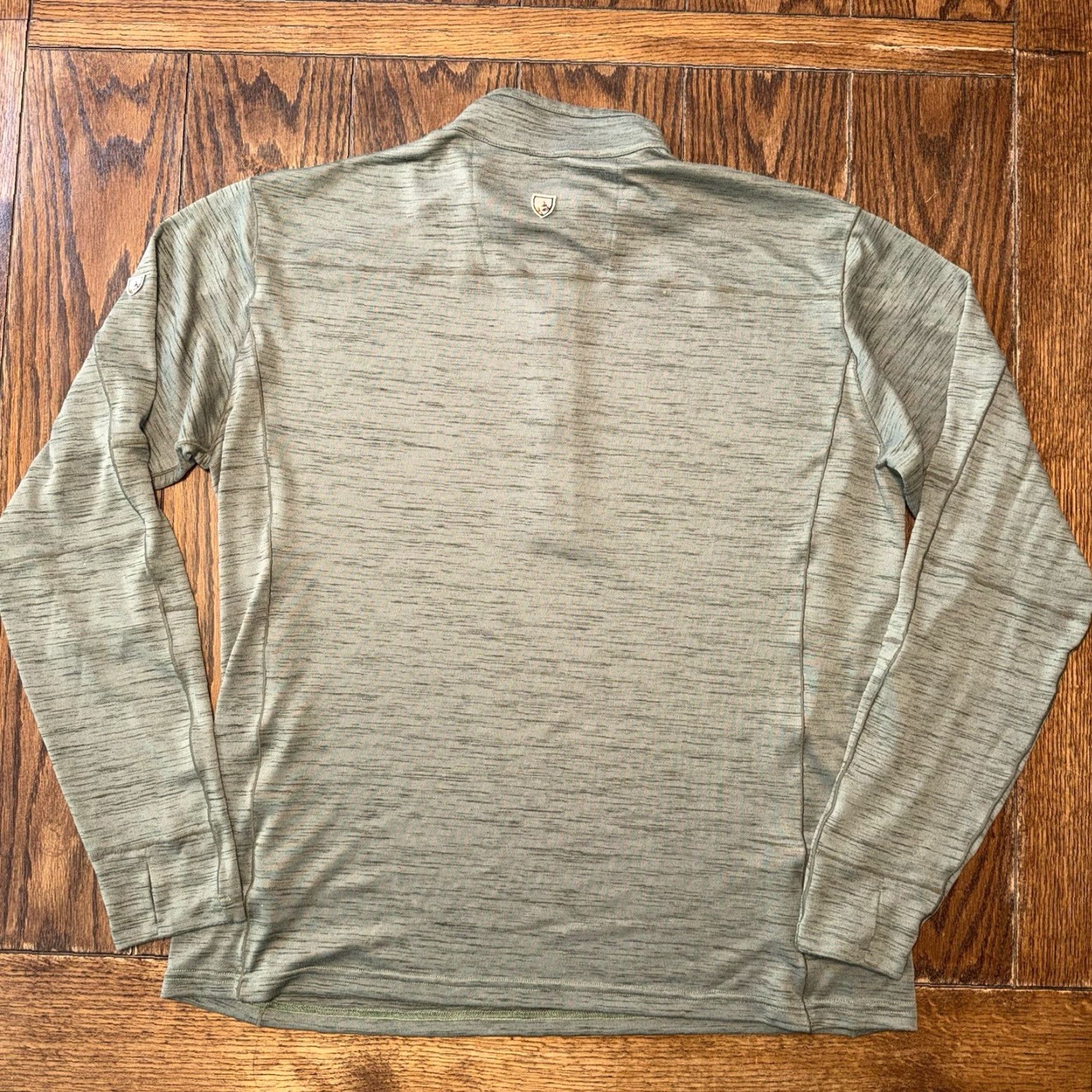 Vintage Kuhl Mens XXL Pullover Performance 1/4 Zip Sweater Green Thumbholes Shirt Mens (Outdoor, Hiking) Size US XXL / EU 58 / 5 - 5 Thumbnail