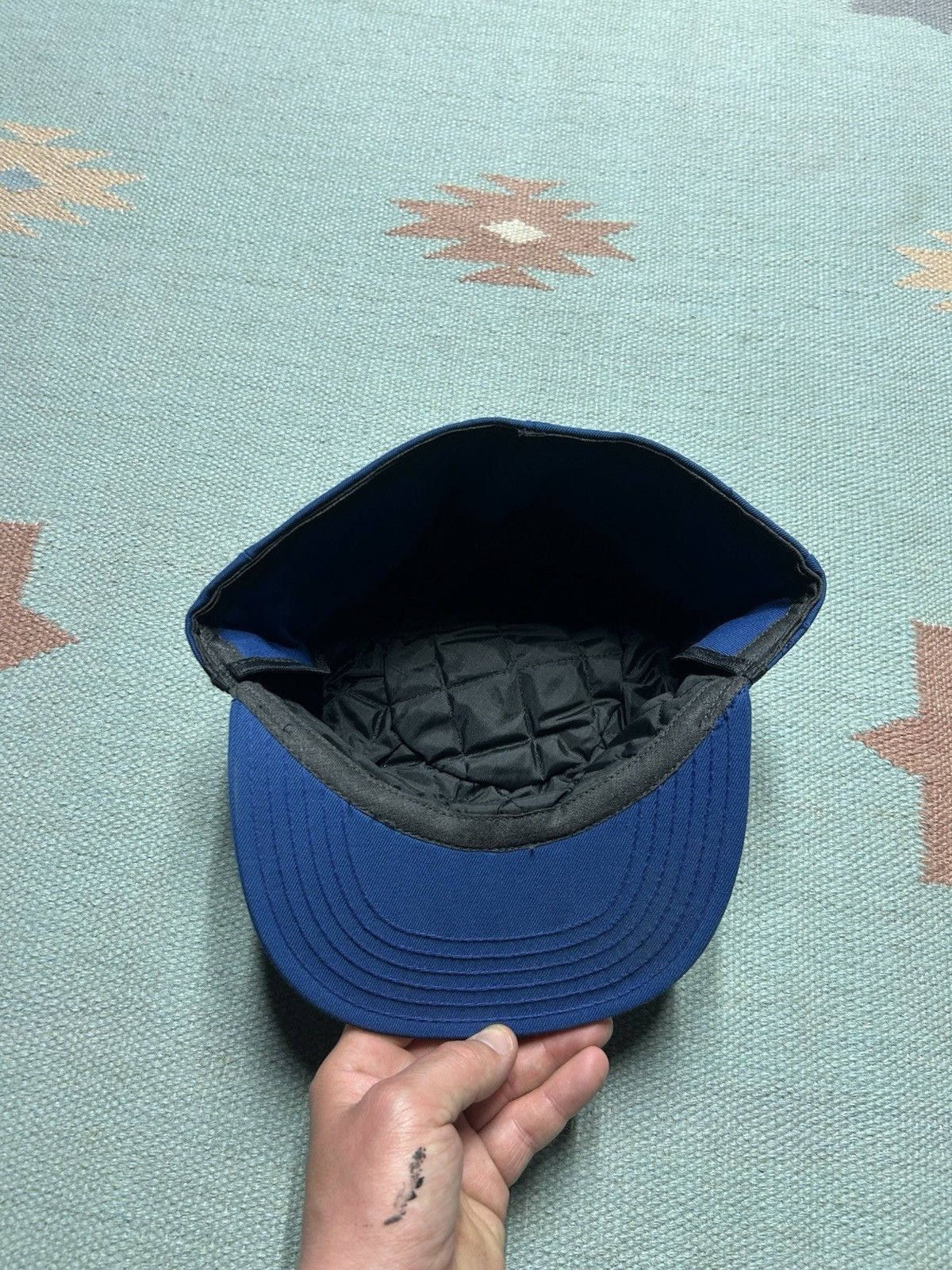 Vintage Vtg trapper hat ear flap Amoco employee uniform unito USA XL Size ONE SIZE - 6 Thumbnail