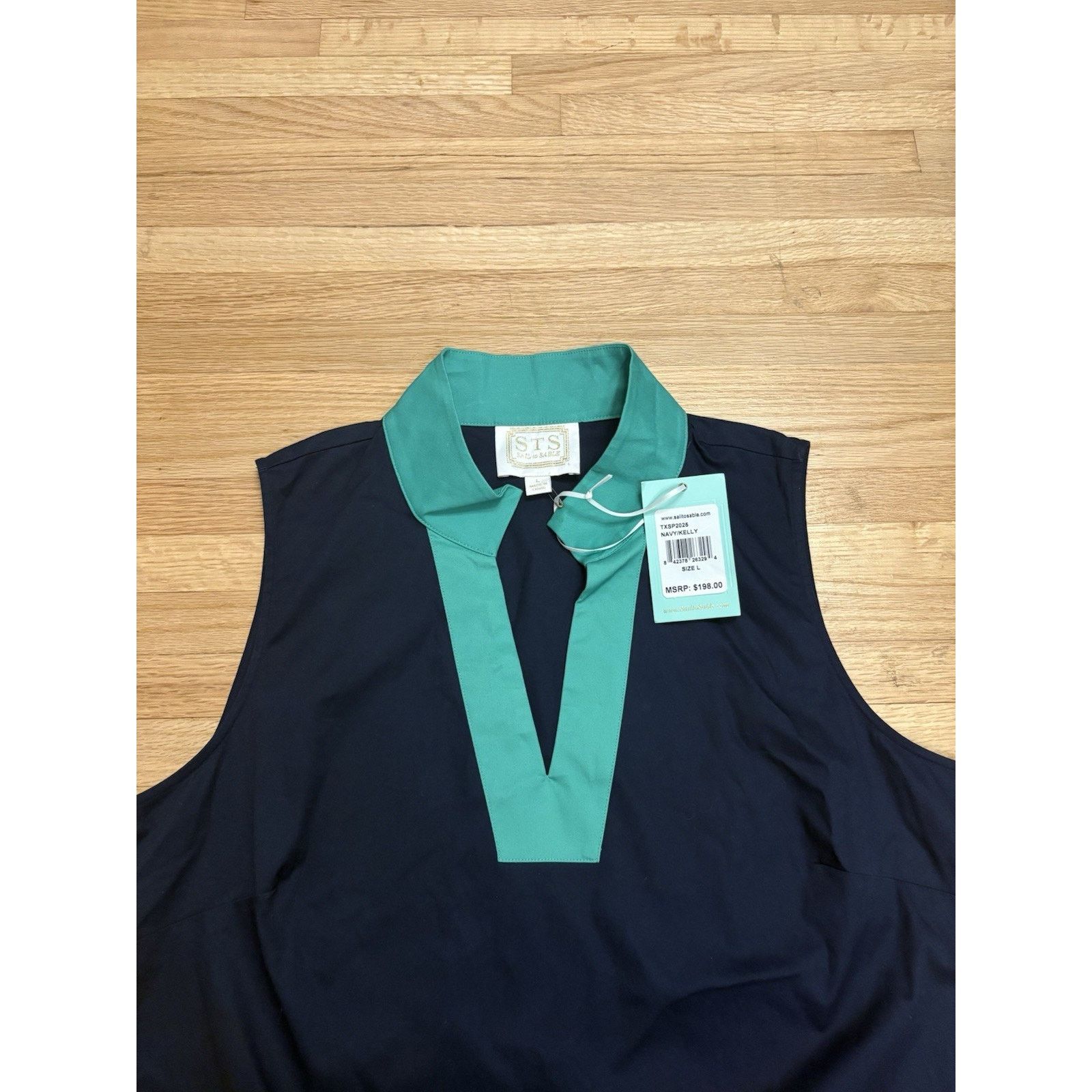 The Unbranded Brand NWT Sail to Sable Womens Navy Blue Color Block Dress Size L Size L / US 10 / IT 46 - 6 Thumbnail