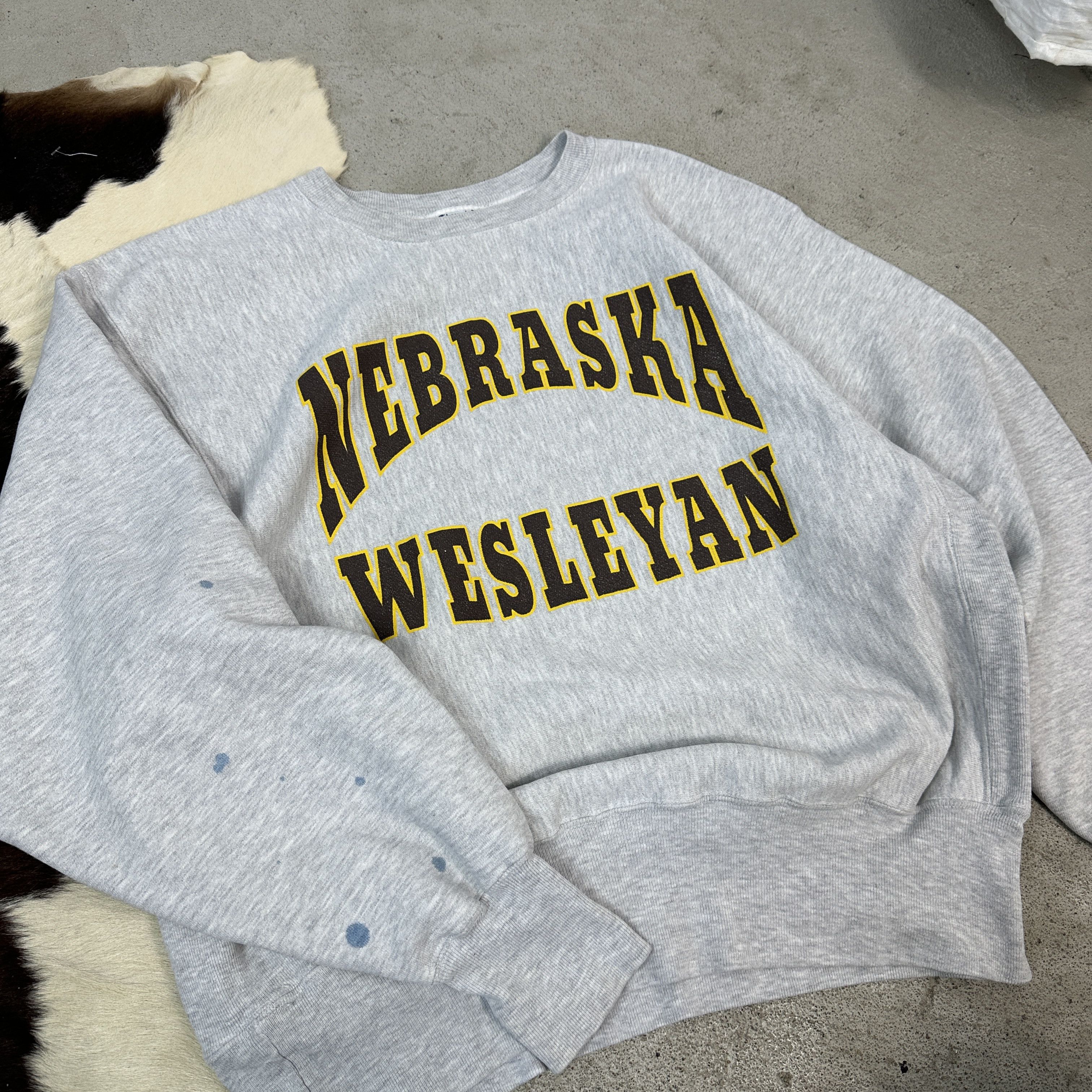 Champion × Vintage Vintage Champion Nebraska 90s Sweatshirt Size US L / EU 52-54 / 3 - 2 Thumbnail