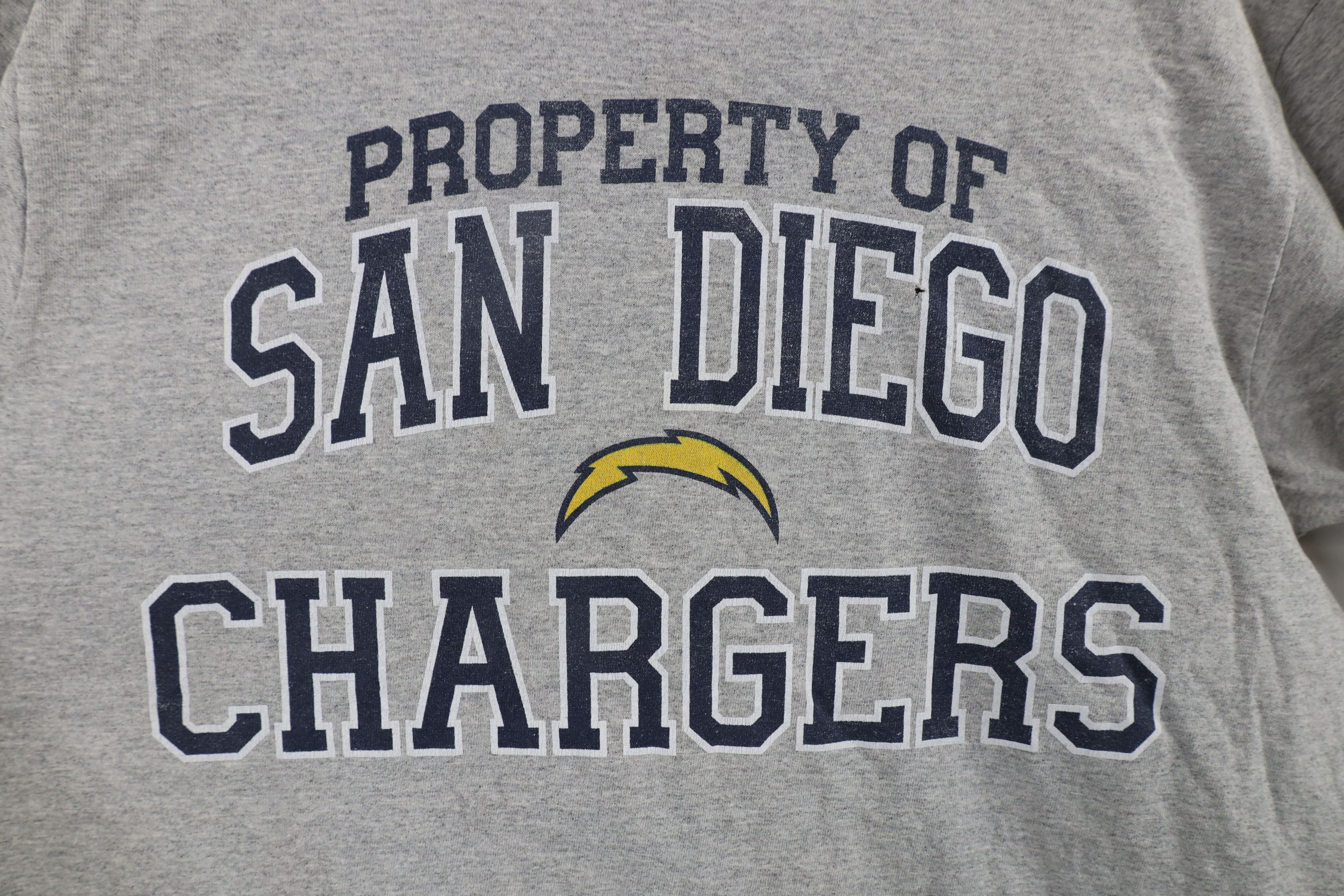 Reebok × Vintage Vintage Reebok San Diego Chargers Football T-Shirt Gray Size US M / EU 48-50 / 2 - 4 Thumbnail