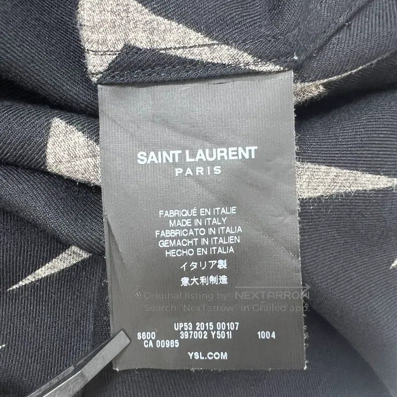 Saint Laurent Paris Saint Laurent Paris Boomerang Shirt Size XS / US 0-2 / IT 36-38 - 6 Thumbnail