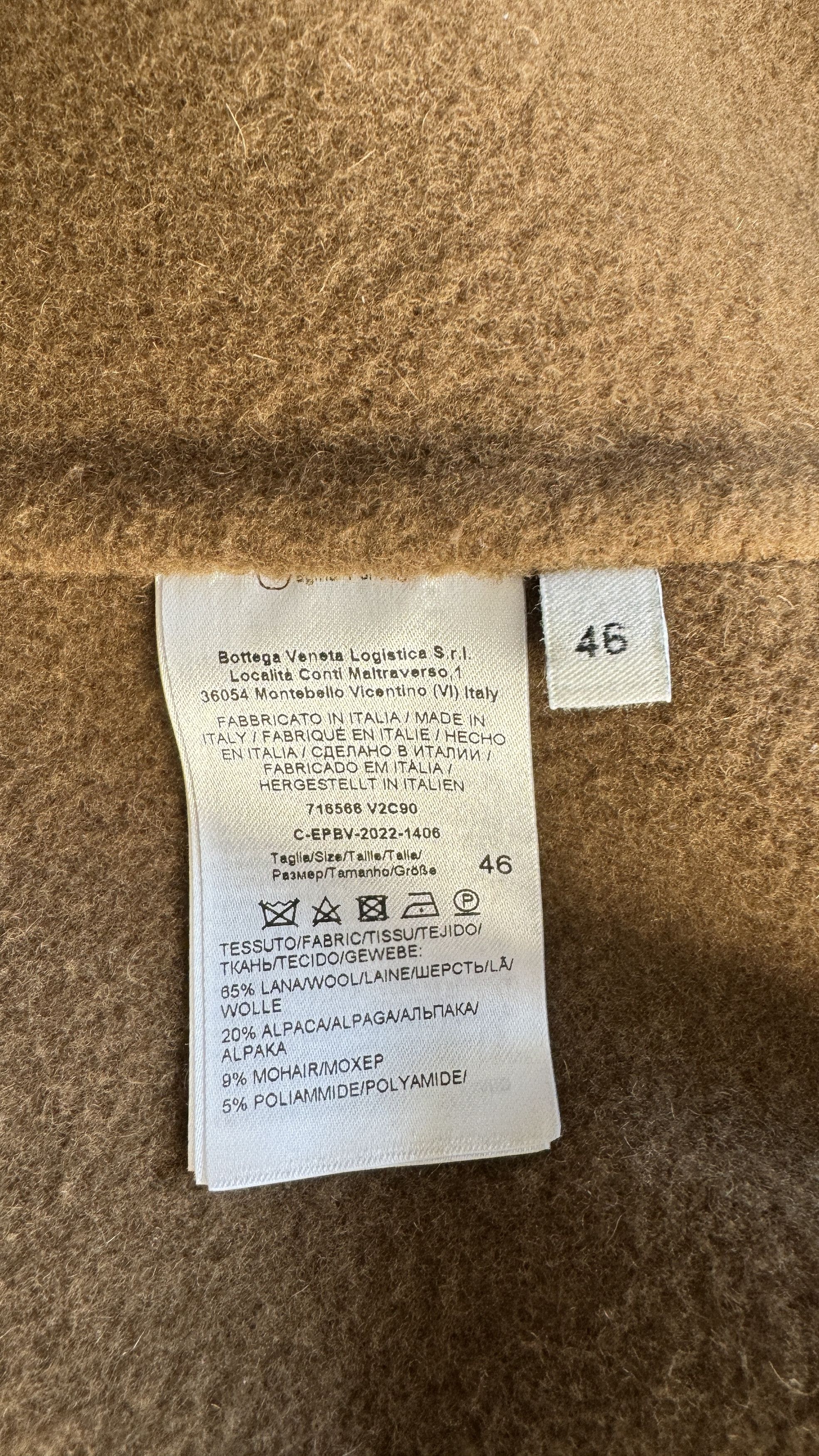 Bottega Veneta FW23 Alpaca / Wool Blend Hooded Jacket Size US M / EU 48-50 / 2 - 7 Thumbnail