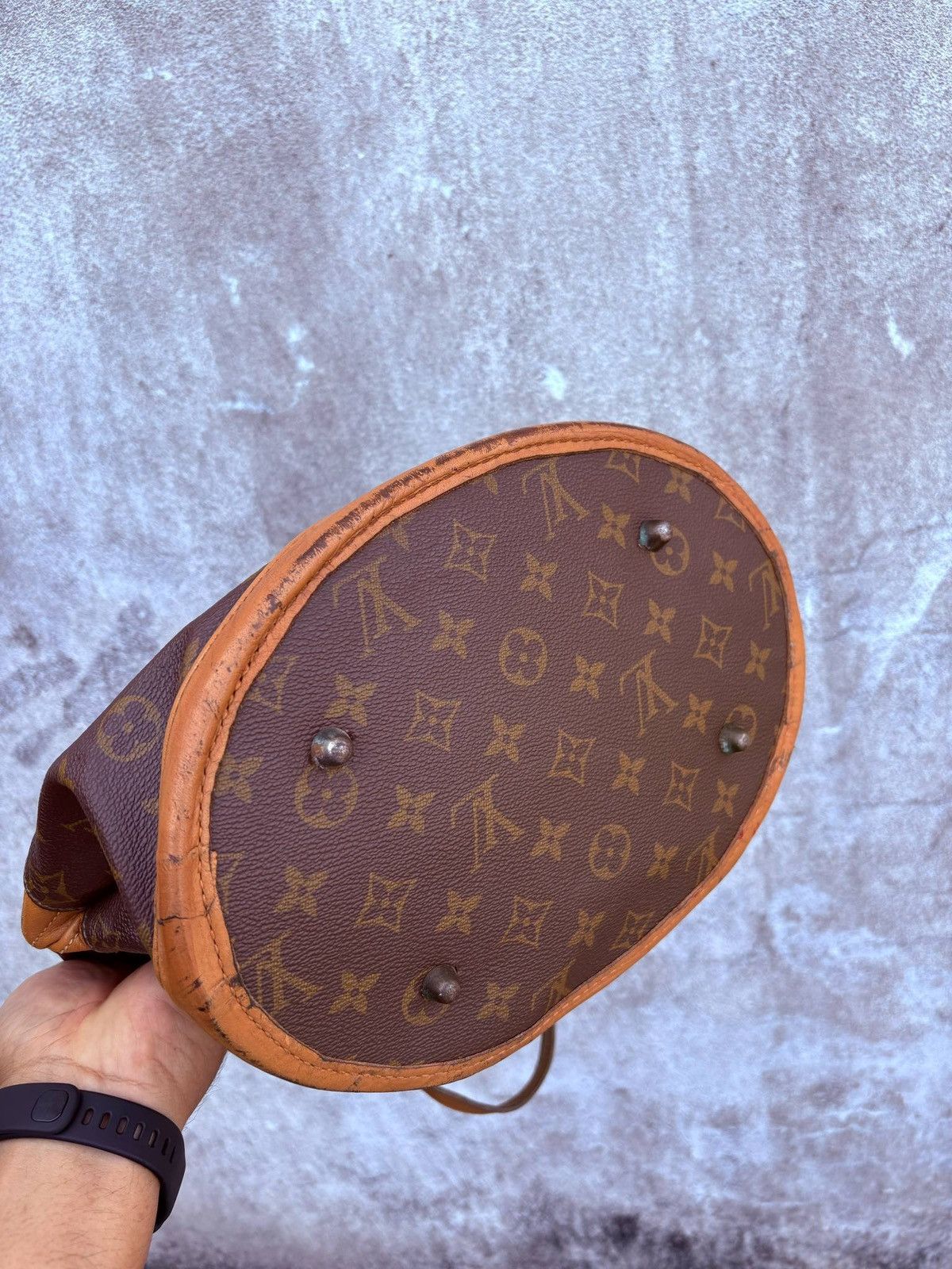 Louis Vuitton Vintage 80s Louis Vuitton Monogram Marais Bucket GM Tote Bag Size ONE SIZE - 9 Thumbnail