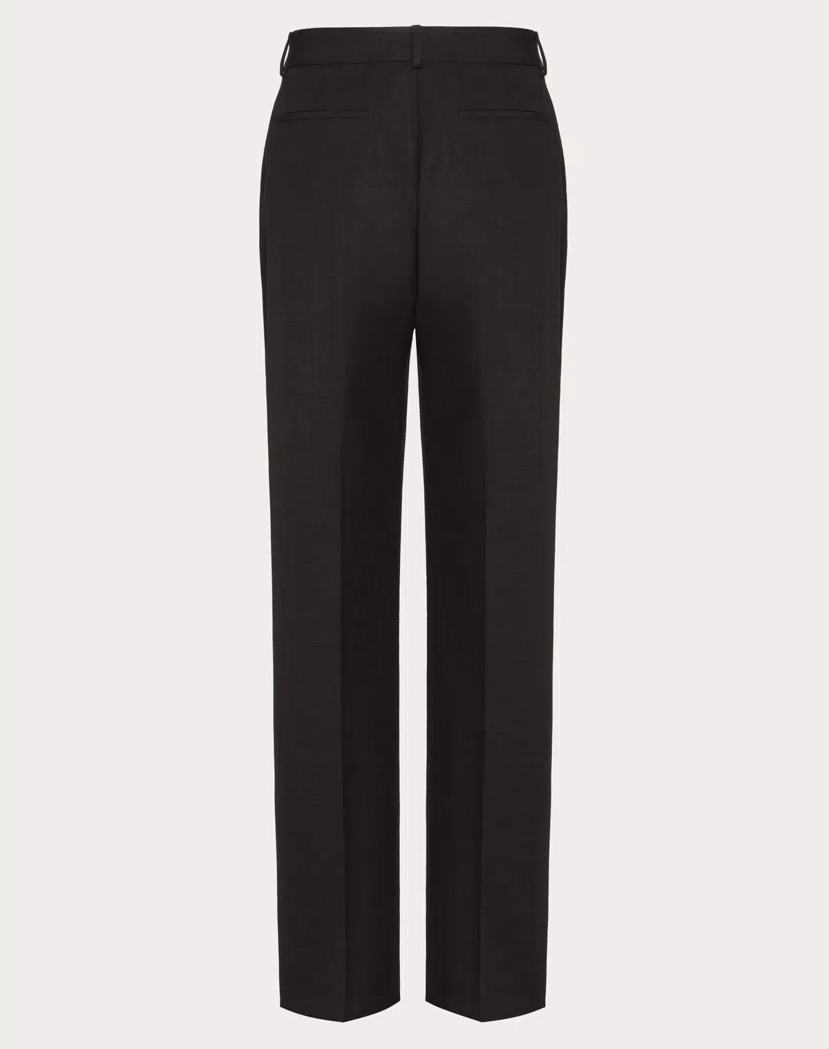 Valentino oc11z0725 Silk Shantung Trousers in Black Size US 30 / EU 46 - 2 Thumbnail