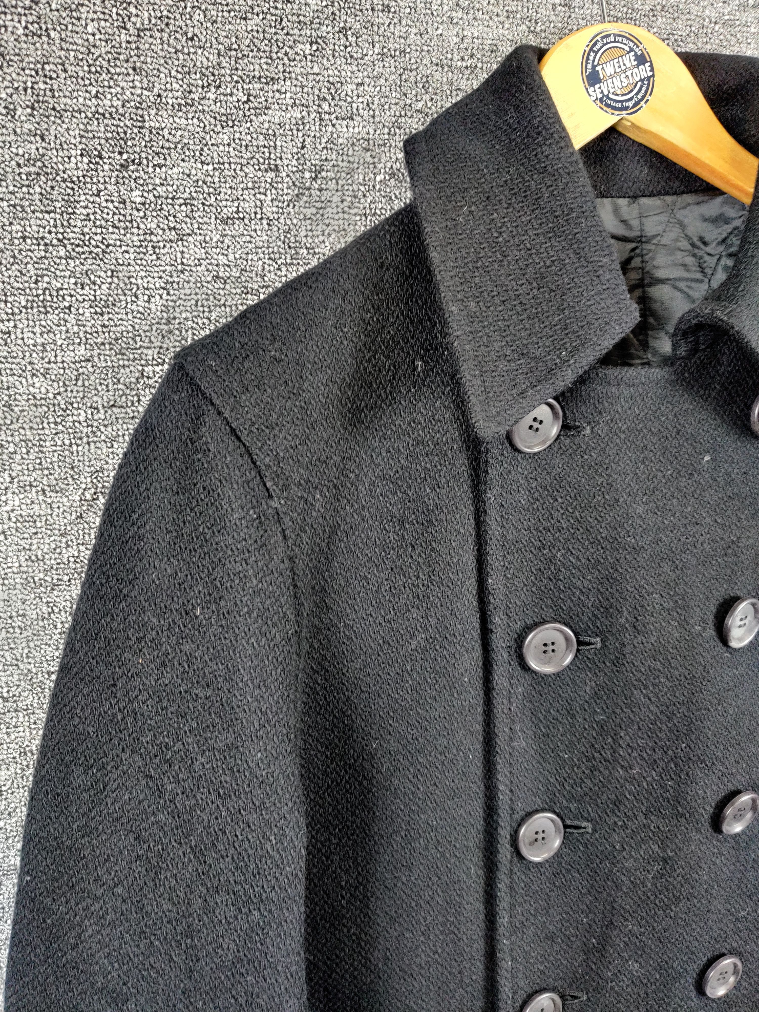 291295=Homme 291295= Homme Double Breasted Wool Coat Size US M / EU 48-50 / 2 - 8 Thumbnail