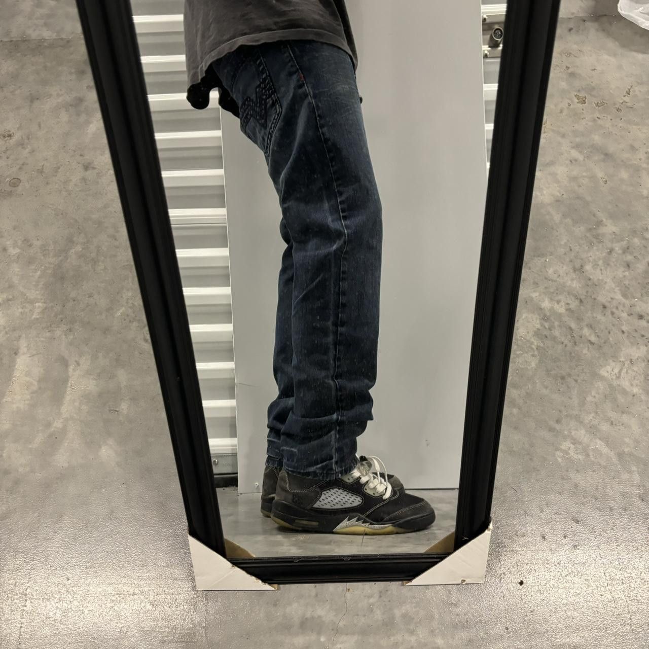 Japanese Brand × Vintage Crazy Vintage Y2K/2000s Grunge Dark Wash Mall Goth Skinny Jeans! Size US 30 / EU 46 - 2 Thumbnail