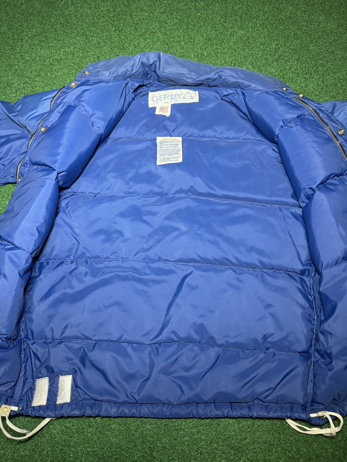 Vintage Vintage Gerry Blue Down Puffer Lightweight Large Jacket Size US L / EU 52-54 / 3 - 3 Thumbnail