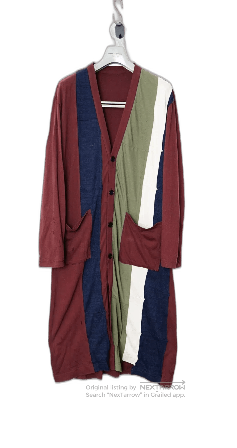 Yohji Yamamoto Yohji Yamamoto spliced shirt cardigan Size US M / EU 48-50 / 2 - 1 Thumbnail