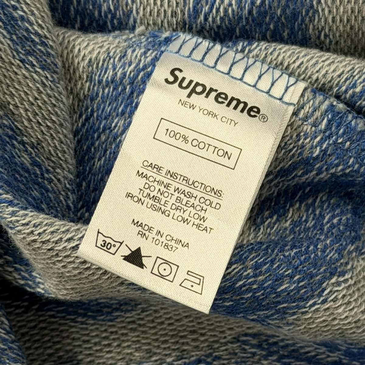 Supreme Supreme Signature Script Logo Long Sleeve Pocket Tee Royal Size US M / EU 48-50 / 2 - 5 Thumbnail