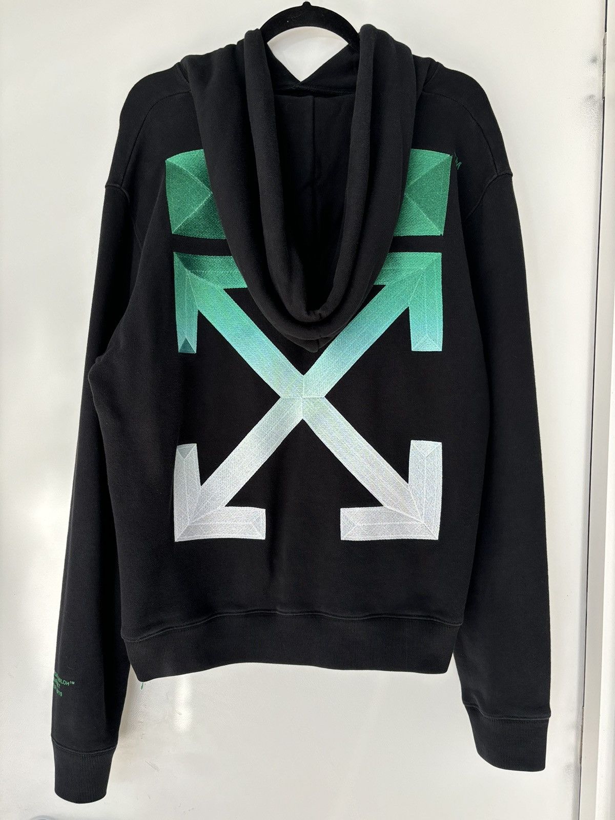 Off-White Off-White x Dover Street Market Green Gradient Hoodie 