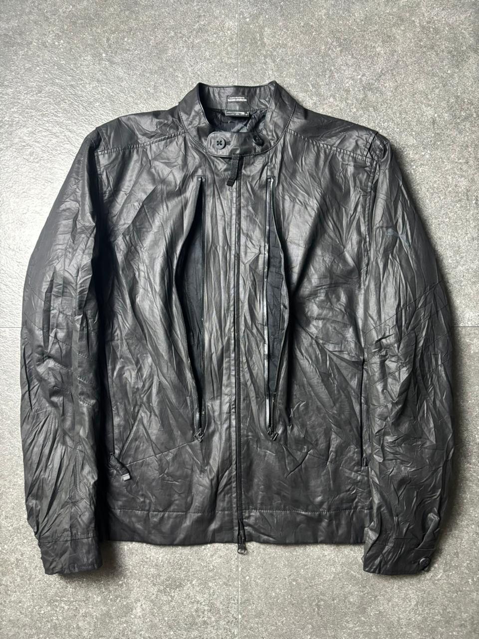 Hussein Chalayan × Puma 2010 Puma Hussein Chalayan Stealth Pocket Waxed Jacket Size US M / EU 48-50 / 2 - 2 Thumbnail