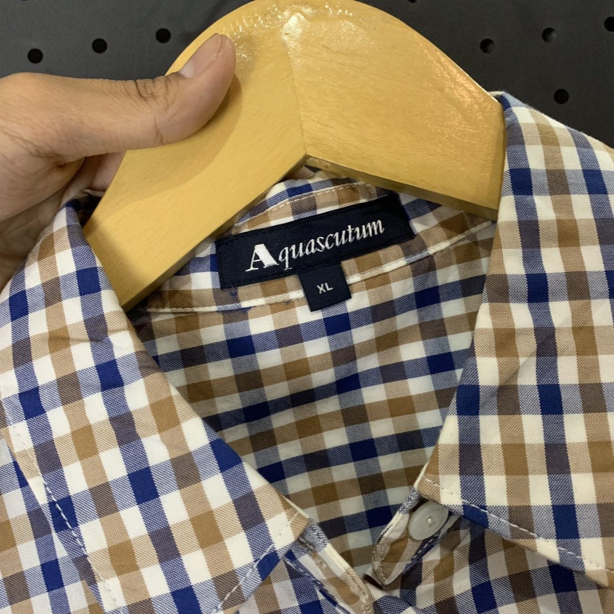 Aquascutum Aquascutum house check button shirt Size XL / US 12-14 / IT 48-50 - 4 Thumbnail