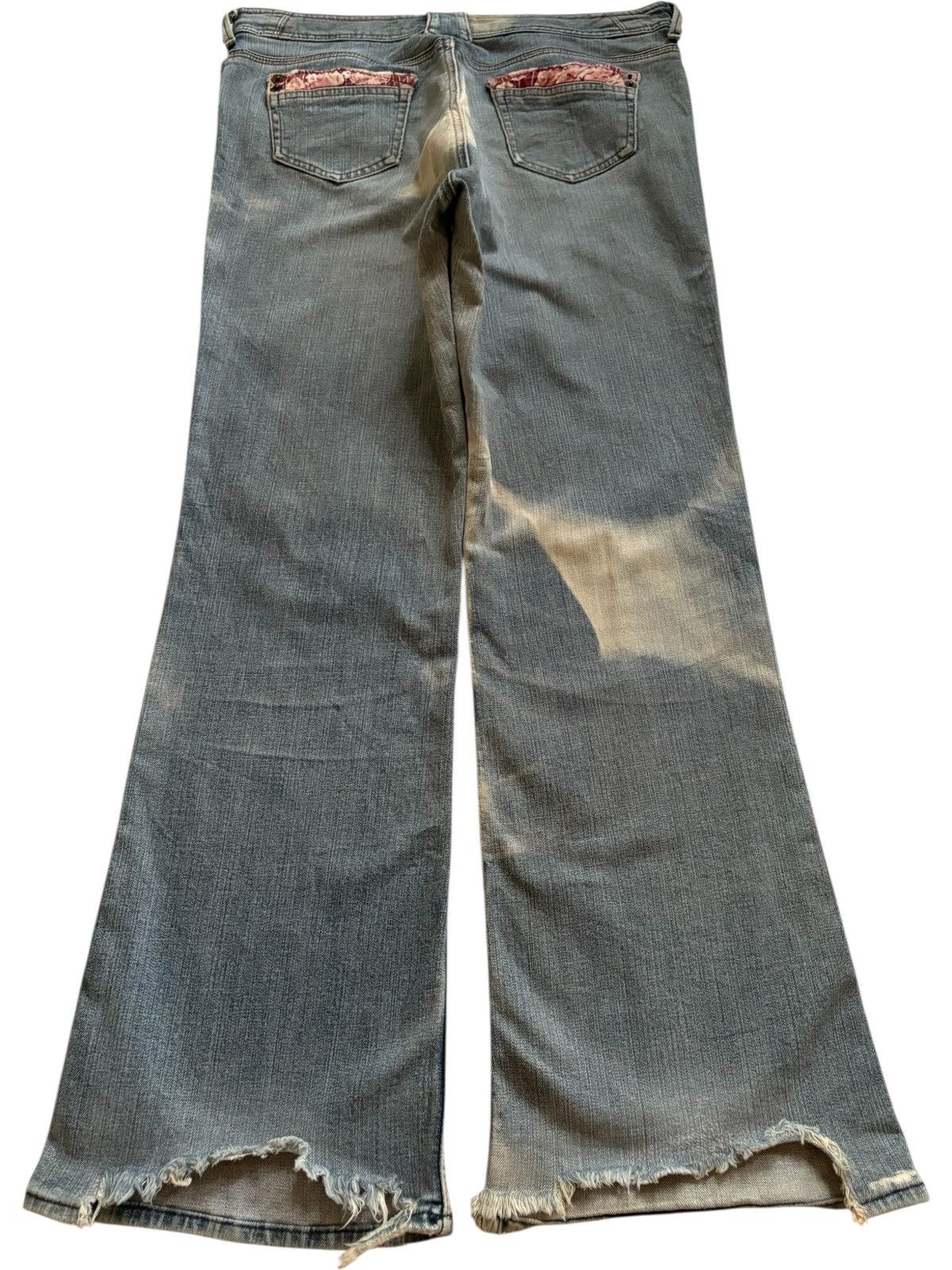 Hysteric Glamour × Japanese Brand Vintage Japanese Brand Harajuku Style Distress Flare Jean Size 32" / US 10 / IT 46 - 2 Thumbnail