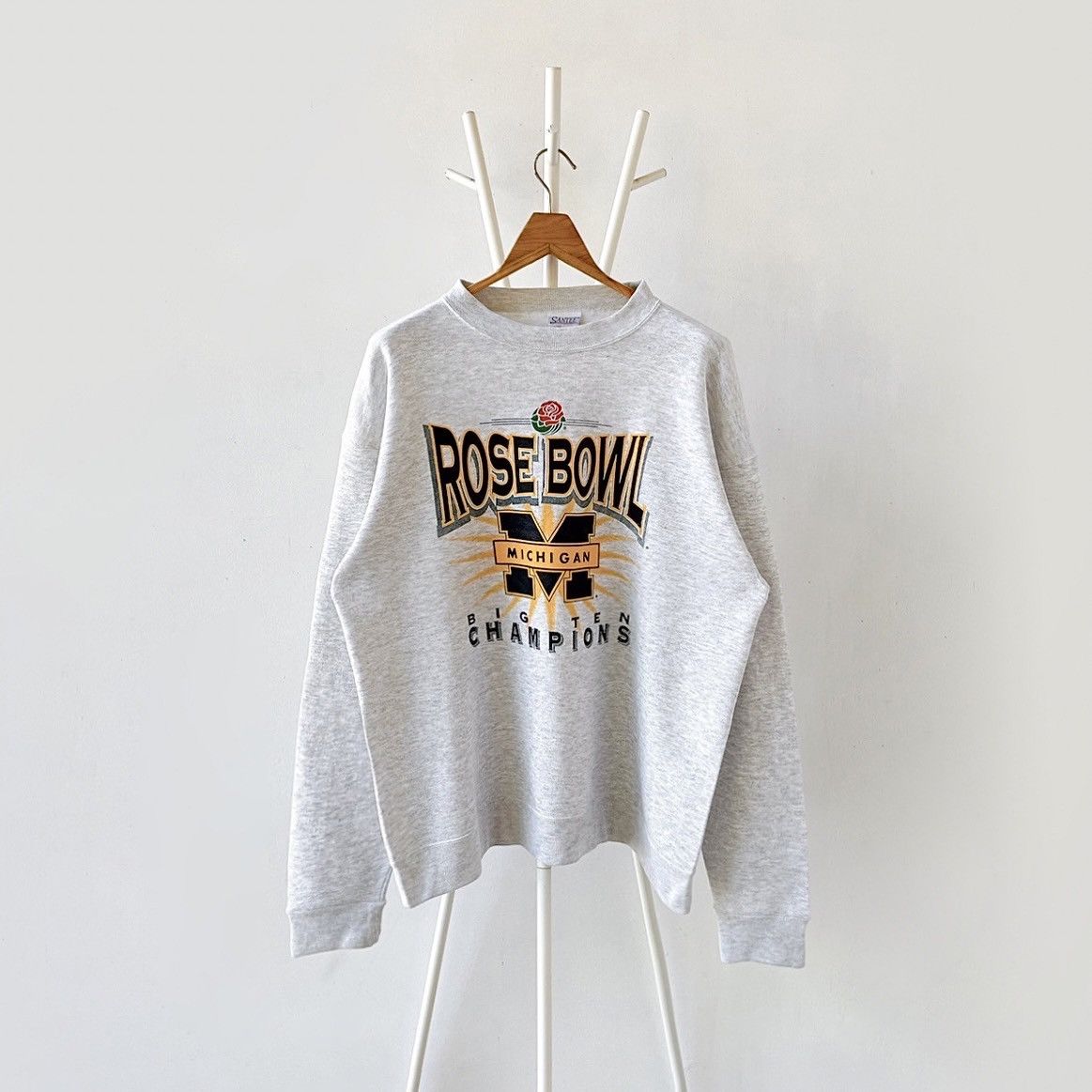 Vintage 90s University of Michigan crewneck sweatshirt/ L Size US L / EU 52-54 / 3 - 1 Thumbnail