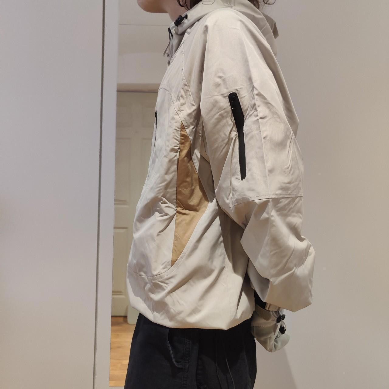 Other Cream Panelled Waterproof Teflon Zip Jacket Size US M / EU 48-50 / 2 - 4 Thumbnail