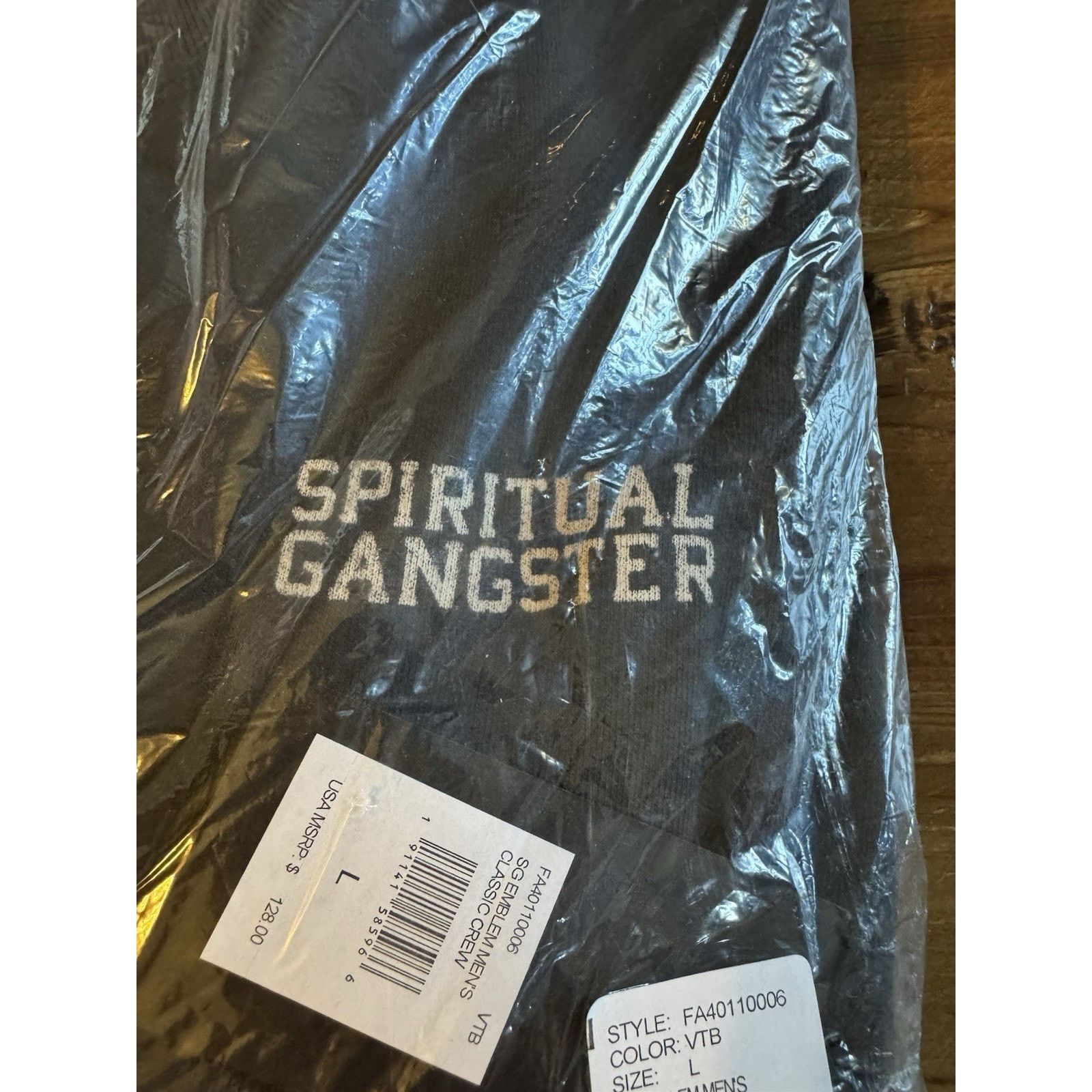 Spiritual Gangster Spiritual Gangster Emblem Men's Crewneck Sweatshirt Black L Size US L / EU 52-54 / 3 - 4 Thumbnail